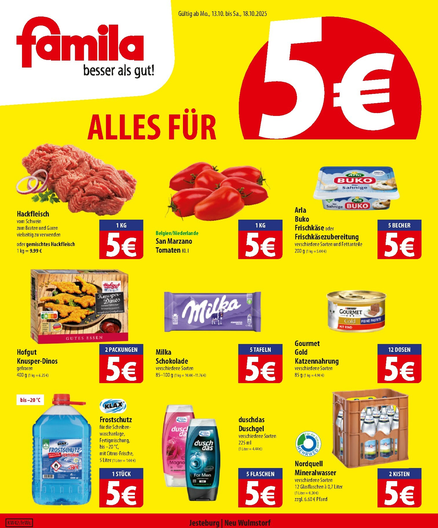 famila-nordost - Famila Nordost-Prospekt gültig vom 13.10. bis 18.10.