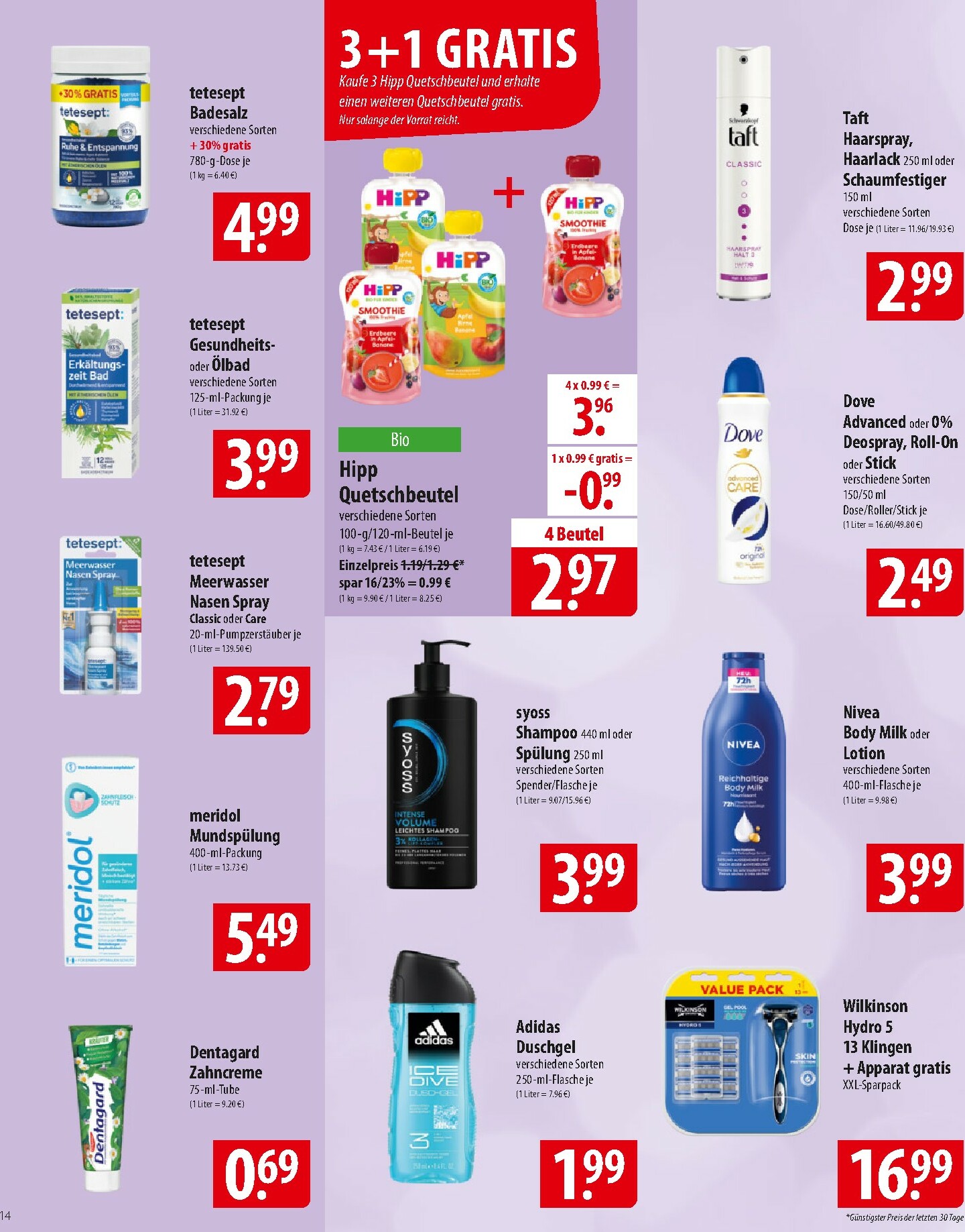famila-nordost - Famila Nordost-Prospekt gültig vom 20.10. bis 25.10. - page: 14