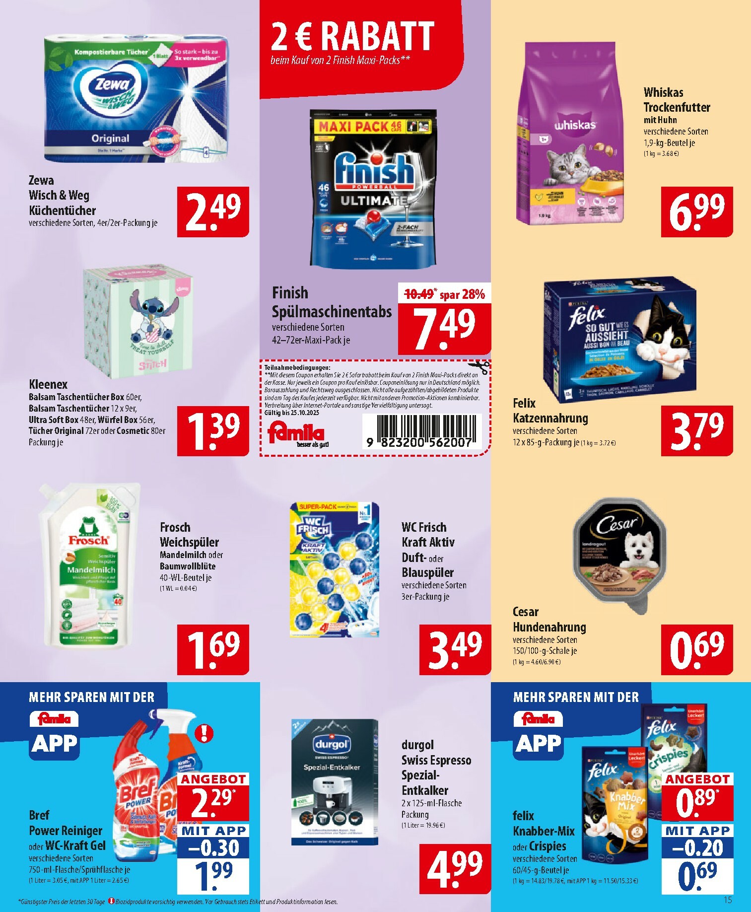 famila-nordost - Famila Nordost-Prospekt gültig vom 20.10. bis 25.10. - page: 15