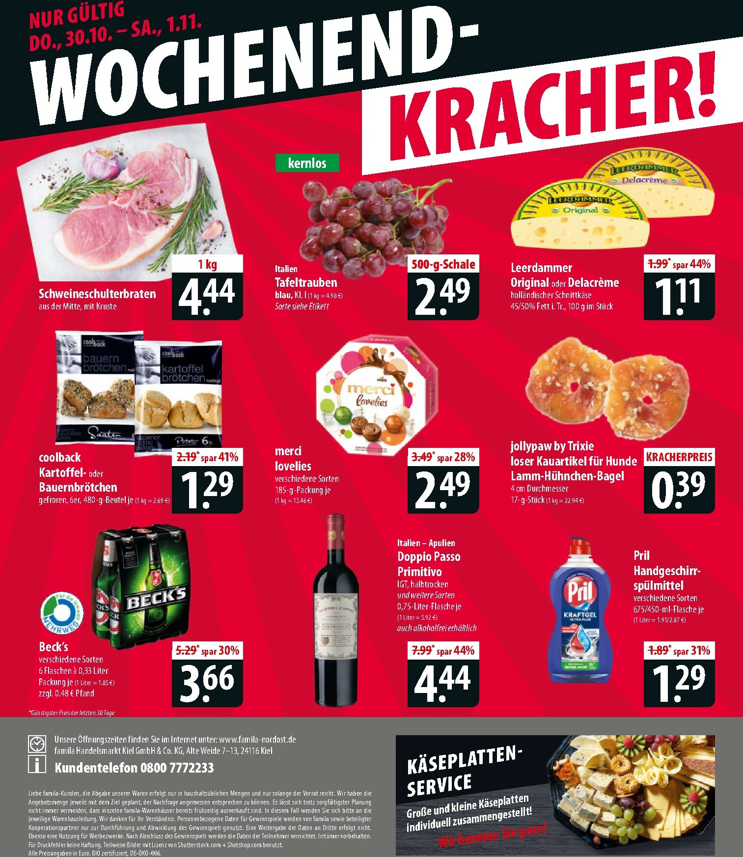 famila-nordost - Famila Nordost-Prospekt gültig vom 27.10. bis 01.11. - page: 24