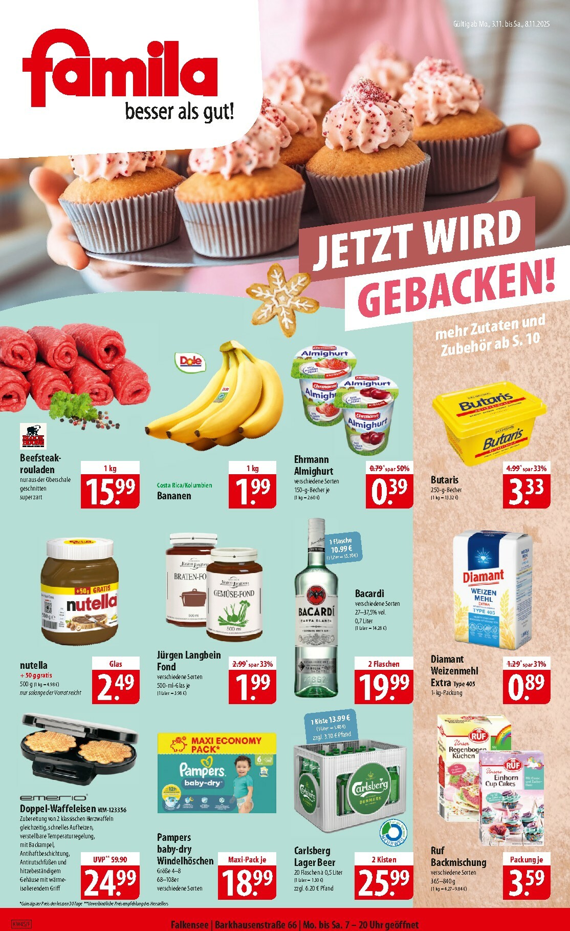 famila-nordost - Famila Nordost-Prospekt gültig vom 03.11. bis 08.11. - page: 1