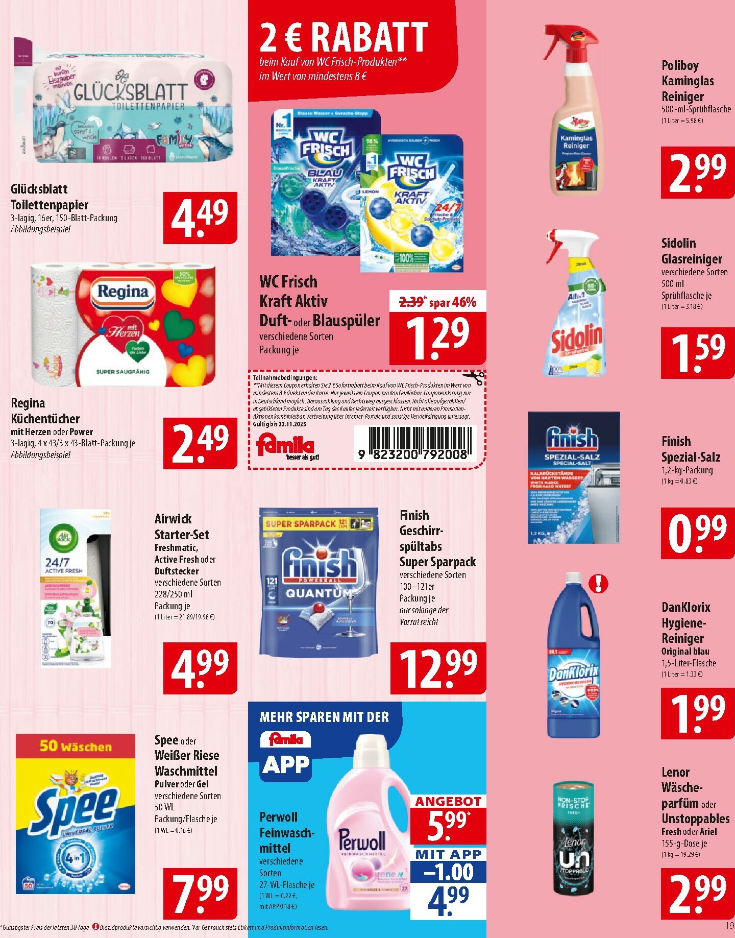 famila-nordost - Famila Nordost-Prospekt gültig vom 17.11. bis 22.11. - page: 19