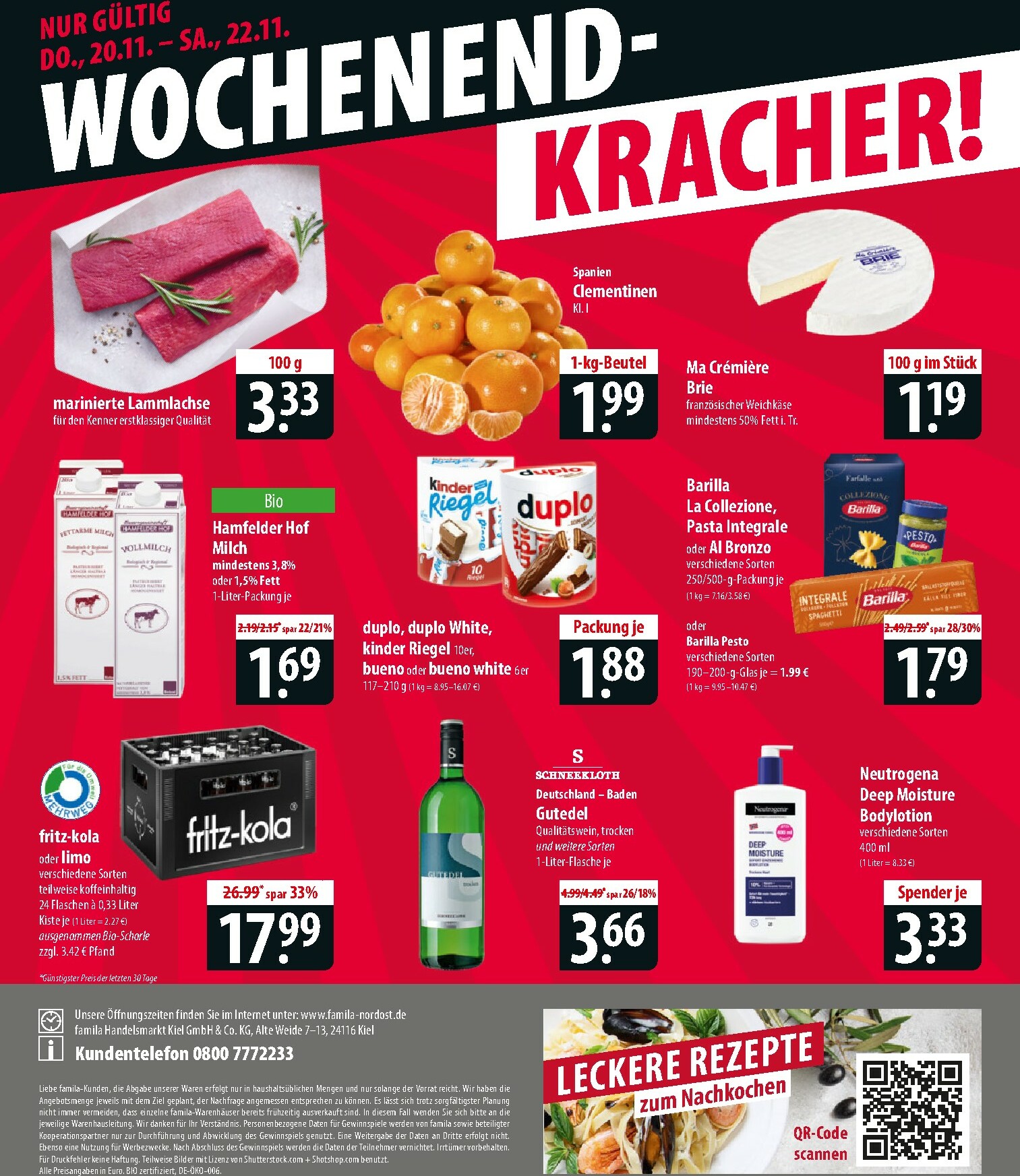 famila-nordost - Famila Nordost-Prospekt gültig vom 17.11. bis 22.11. - page: 28