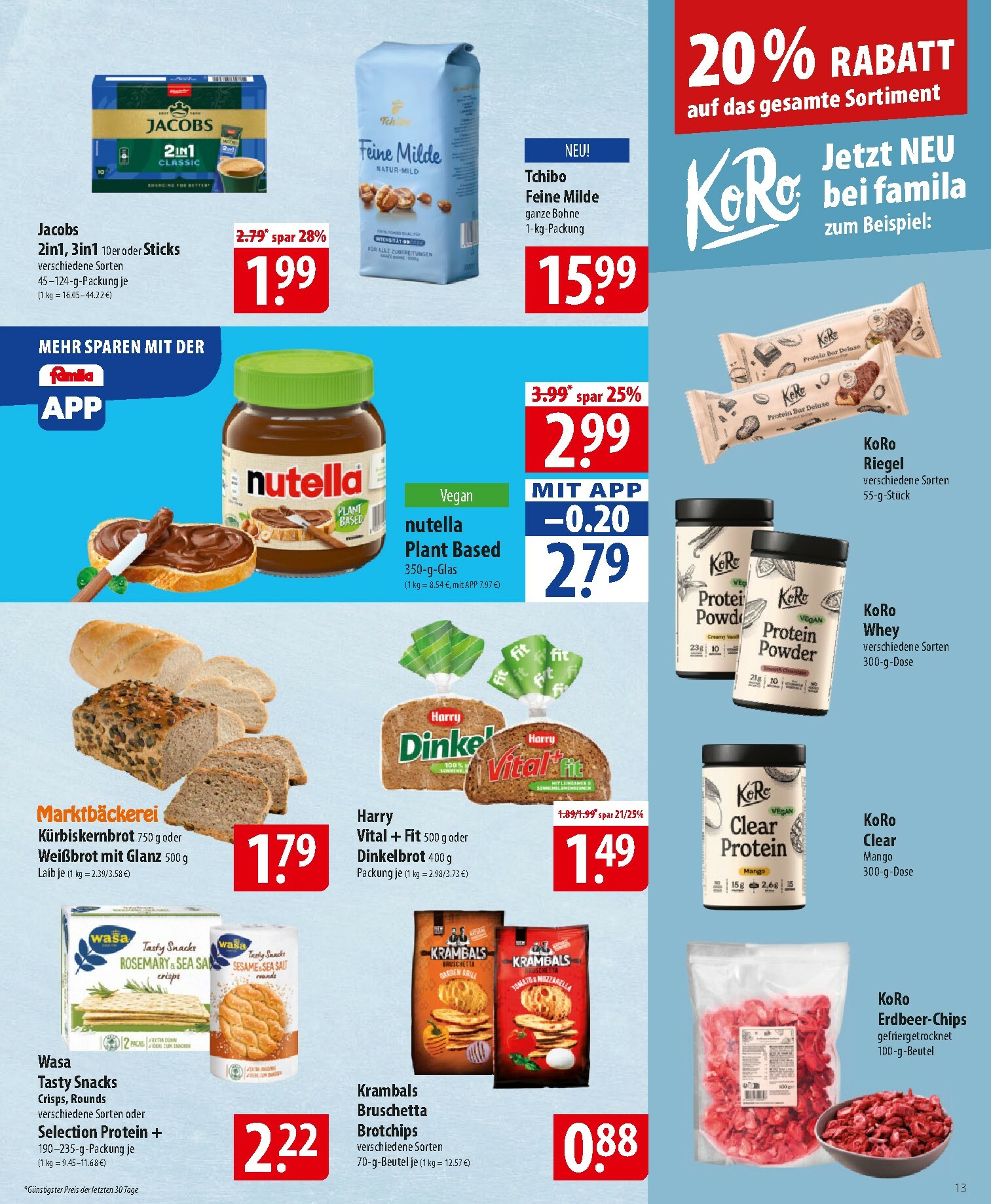 famila-nordost - Famila Nordost-Prospekt gültig vom 17.11. bis 22.11. - page: 13