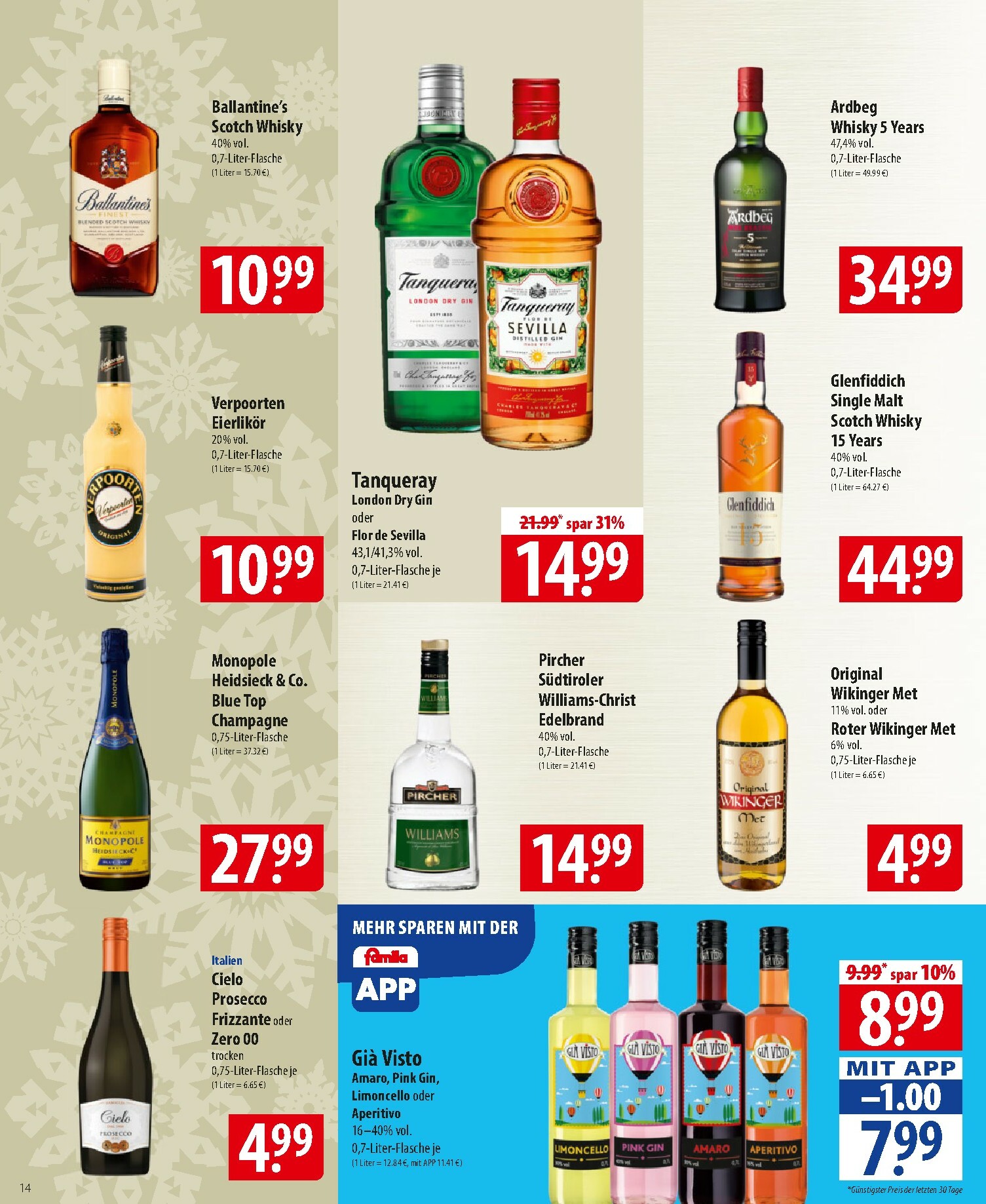 famila-nordost - Famila Nordost-Prospekt gültig vom 01.12. bis 06.12. - page: 14