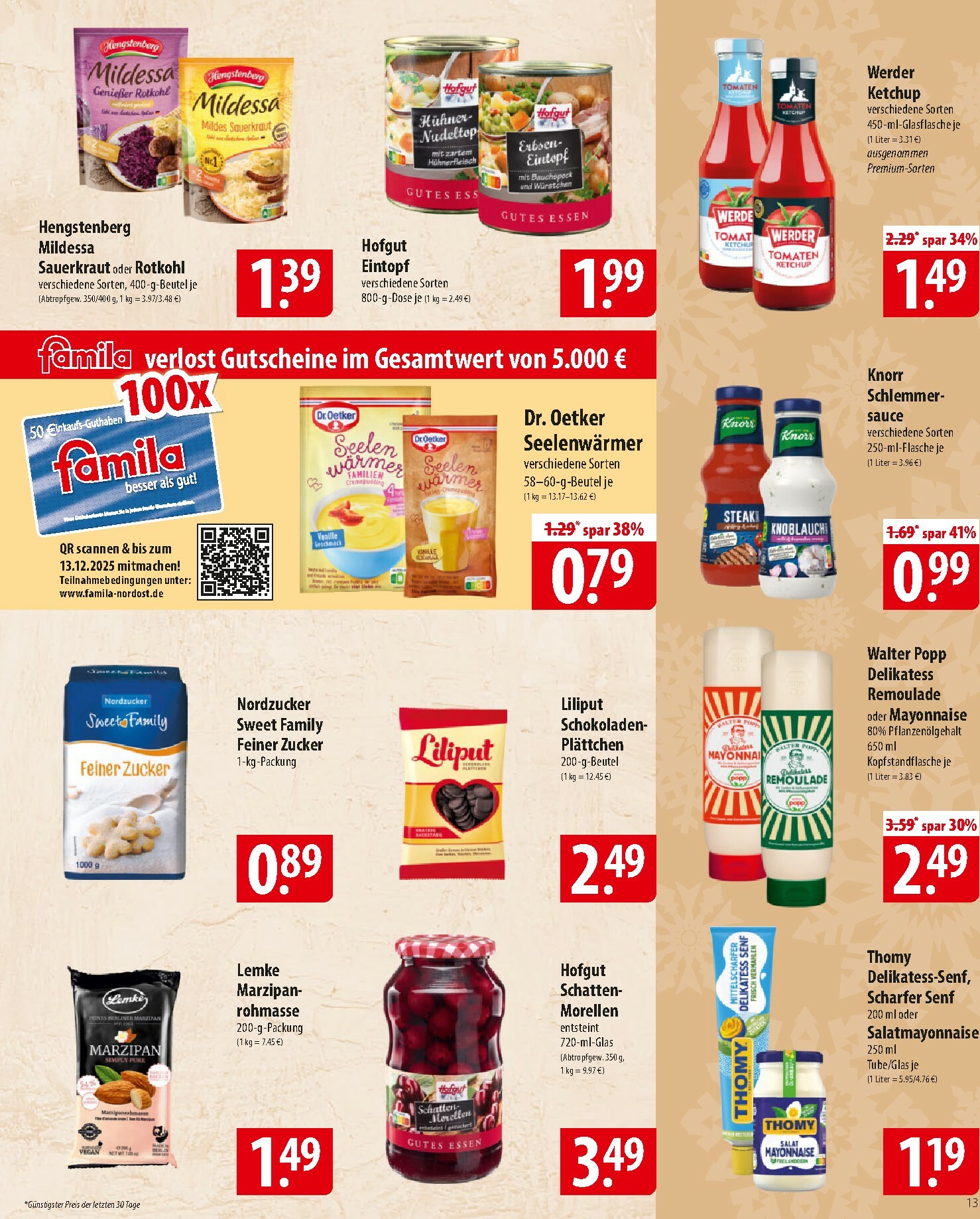 famila-nordost - Famila Nordost-Prospekt gültig vom 01.12. bis 06.12. - page: 13