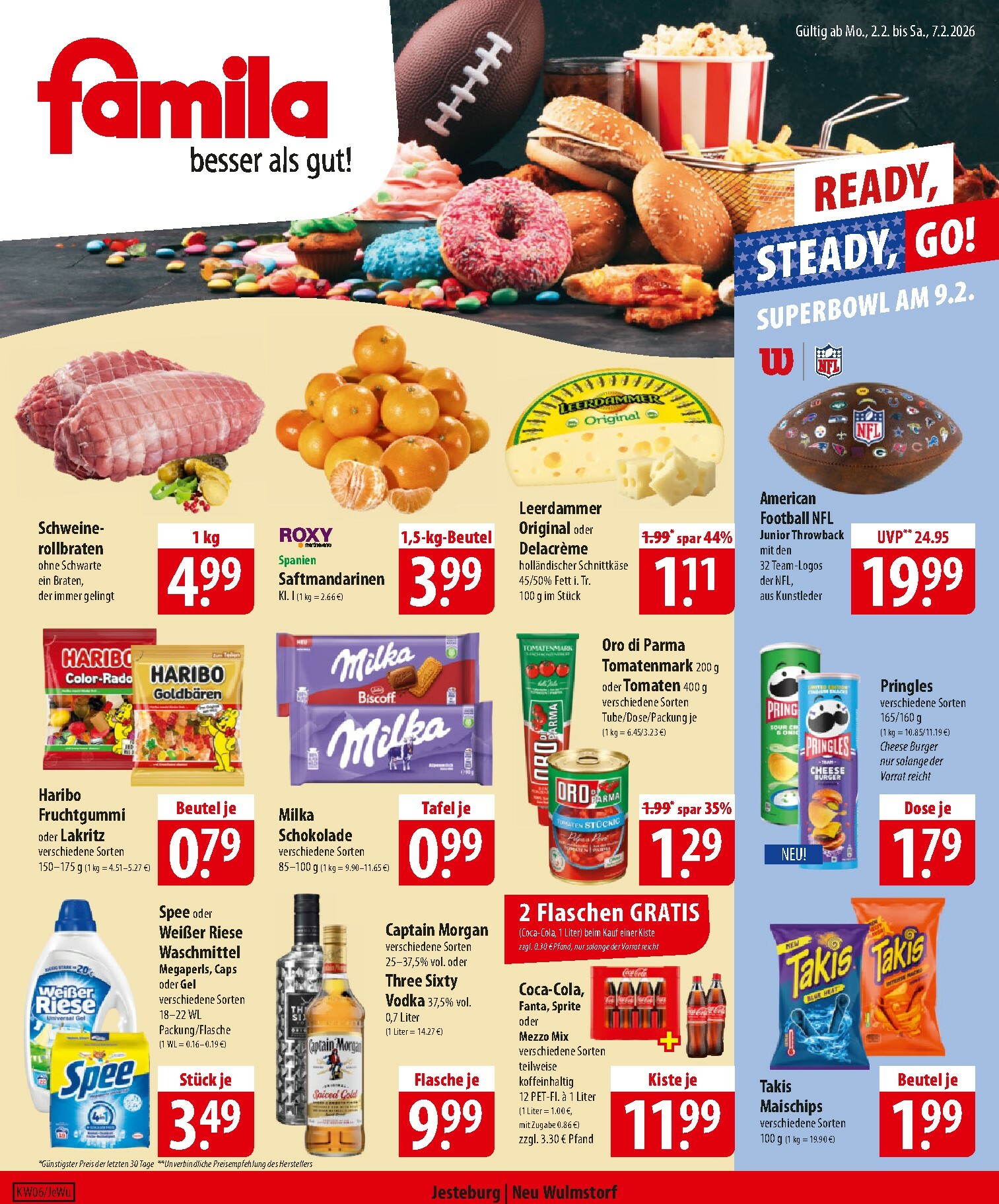 famila-nordost - Famila Nordost-Prospekt gültig vom 02.02.2026 bis 07.02.2026 - page: 1