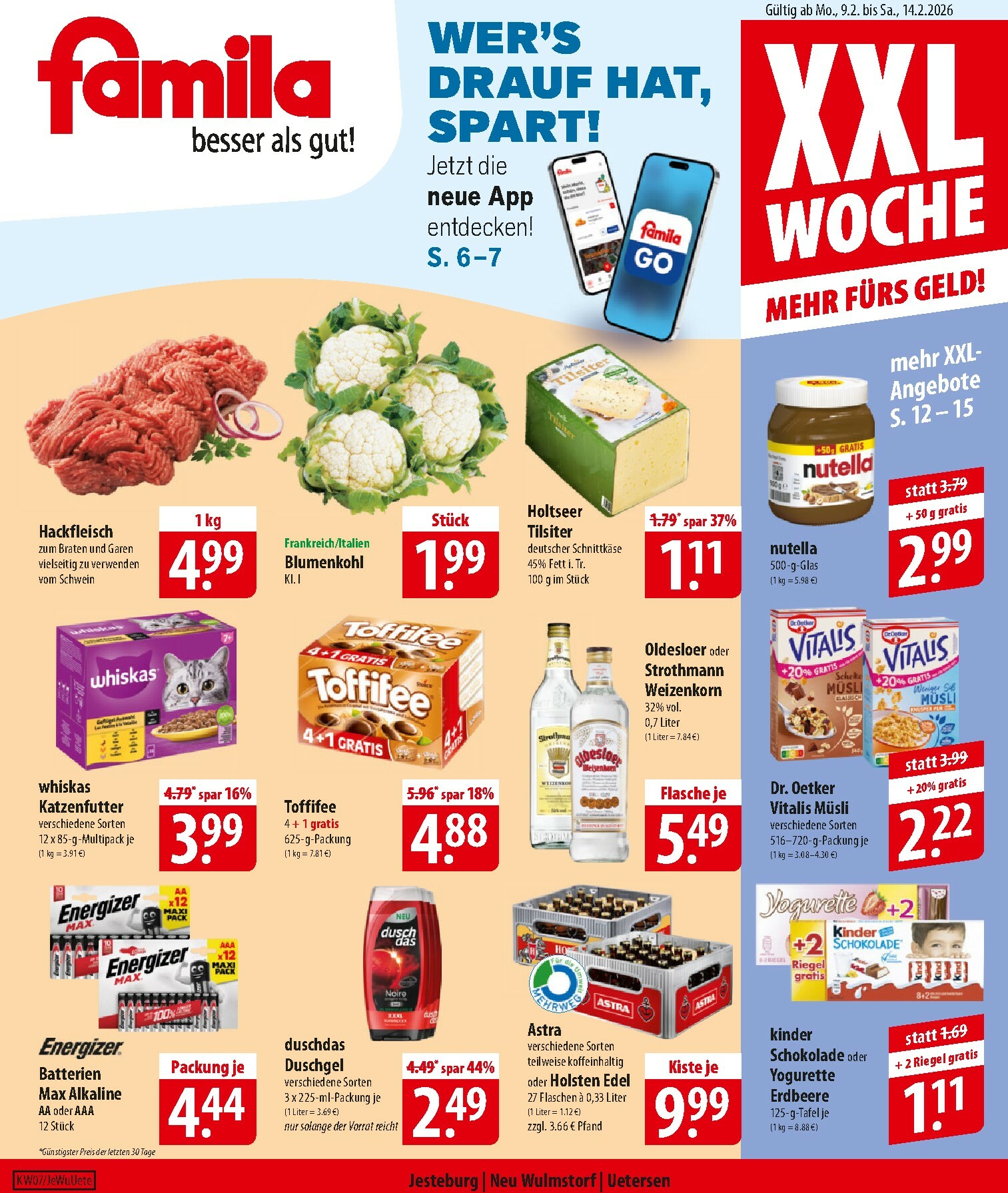 famila-nordost - Famila Nordost-Prospekt gültig vom 09.02.2026 bis 14.02.2026