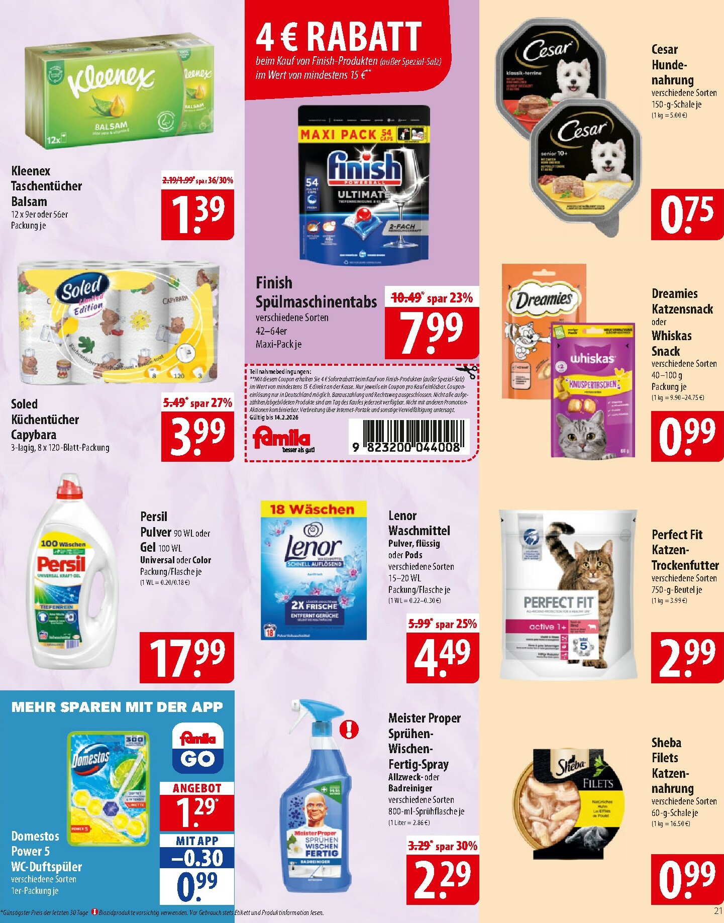 famila-nordost - Famila Nordost-Prospekt gültig vom 09.02.2026 bis 14.02.2026 - page: 21