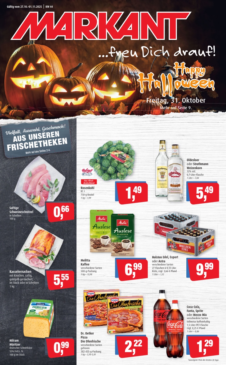 markant-freu-dich-drauf - Markant Freu Dich Drauf-Prospekt gültig vom 27.10. bis 01.11.