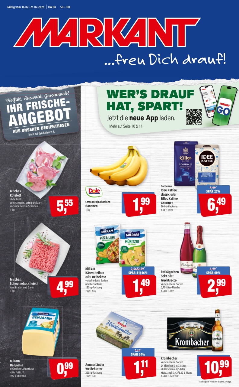 markant-freu-dich-drauf - Markant Freu Dich Drauf-Prospekt gültig vom 16.02.2026 bis 21.02.2026 - page: 1