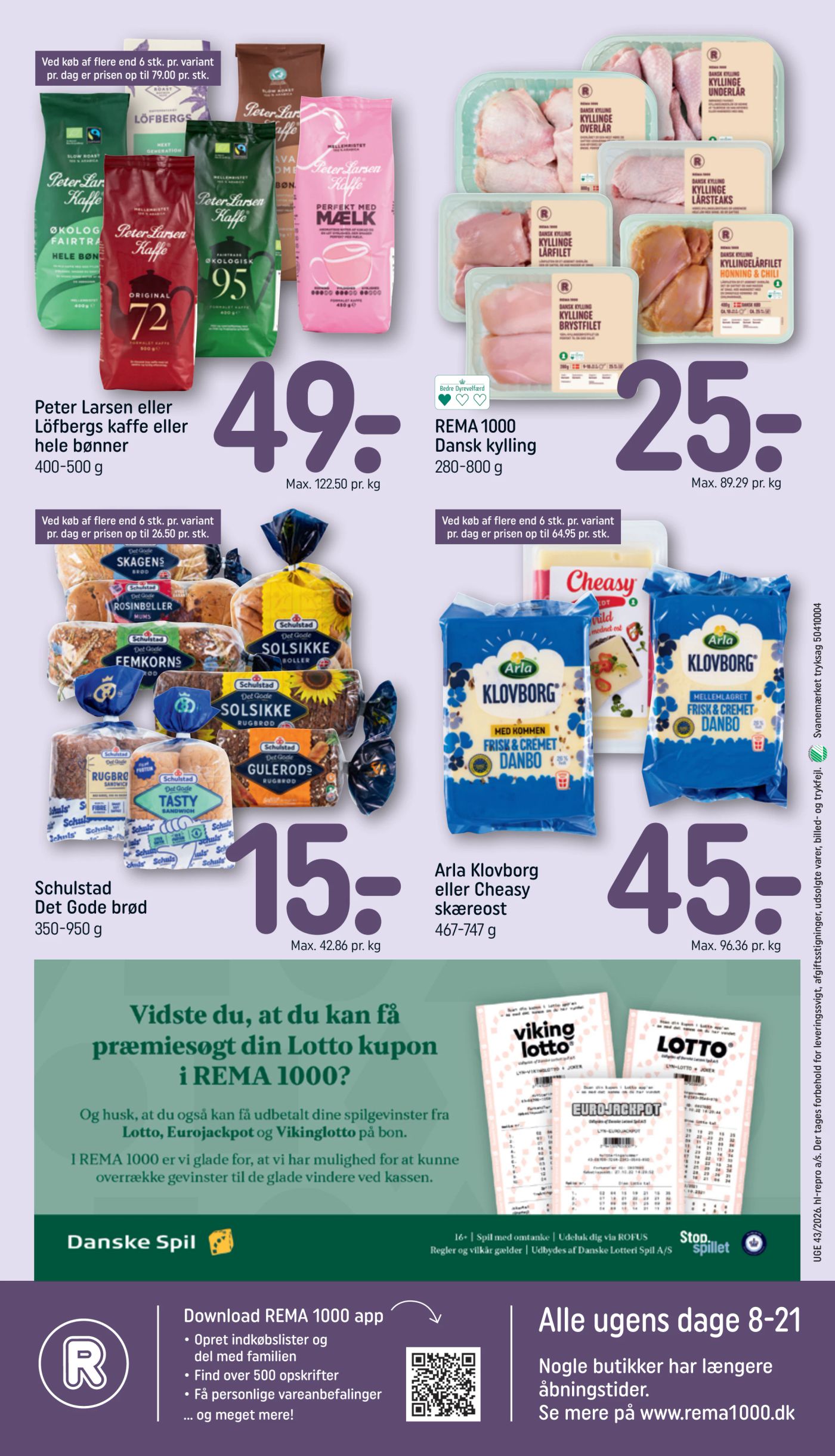 rema-1000 - Rema 1000 tilbudsavis for næste uge fra søndag, 18.10.2026 til lørdag, 24.10.2026 - page: 21
