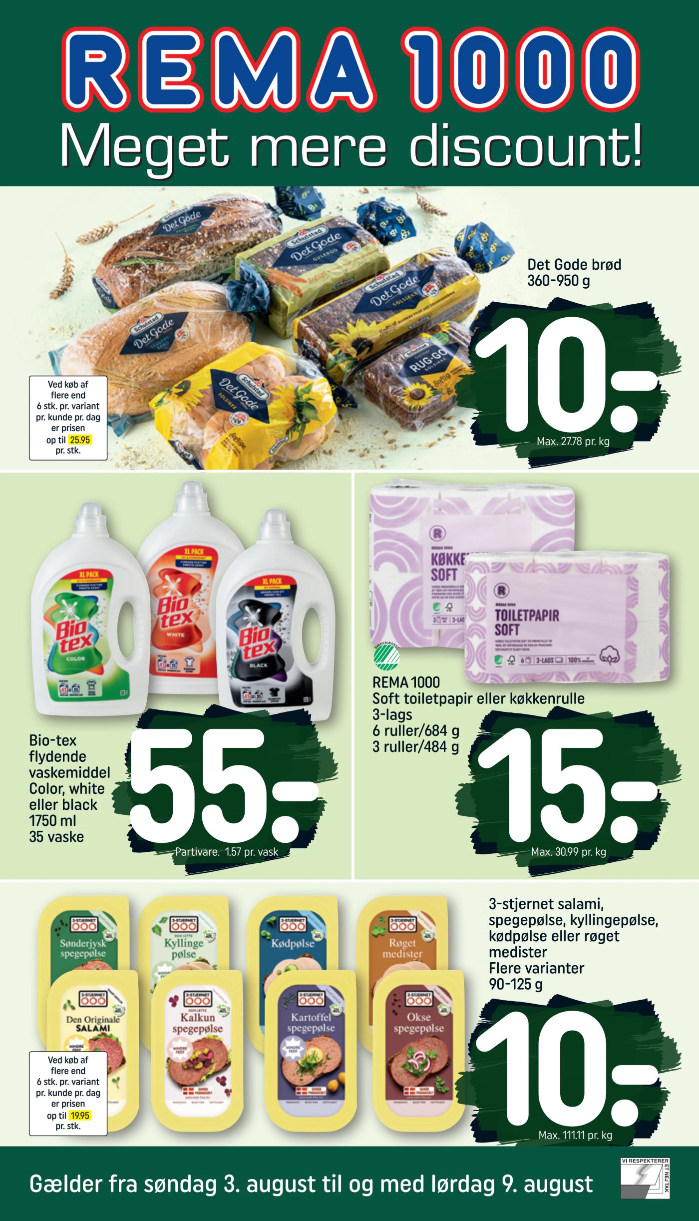 rema-1000 - Rema 1000 tilbudsavis gyldig fra 03.08. til 09.08.