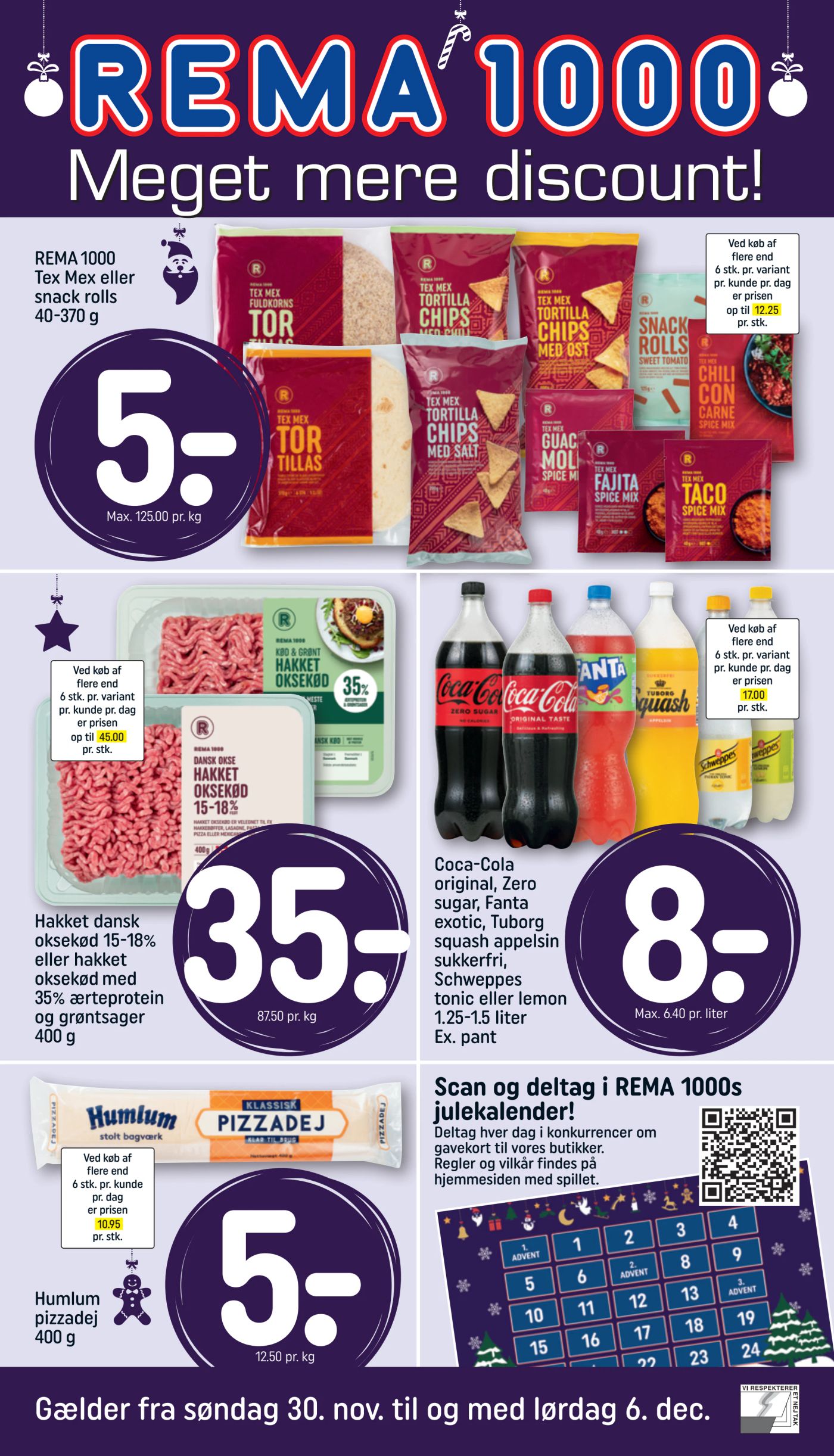 rema-1000 - Rema 1000 tilbudsavis gyldig fra 30.11. til 06.12. - page: 1
