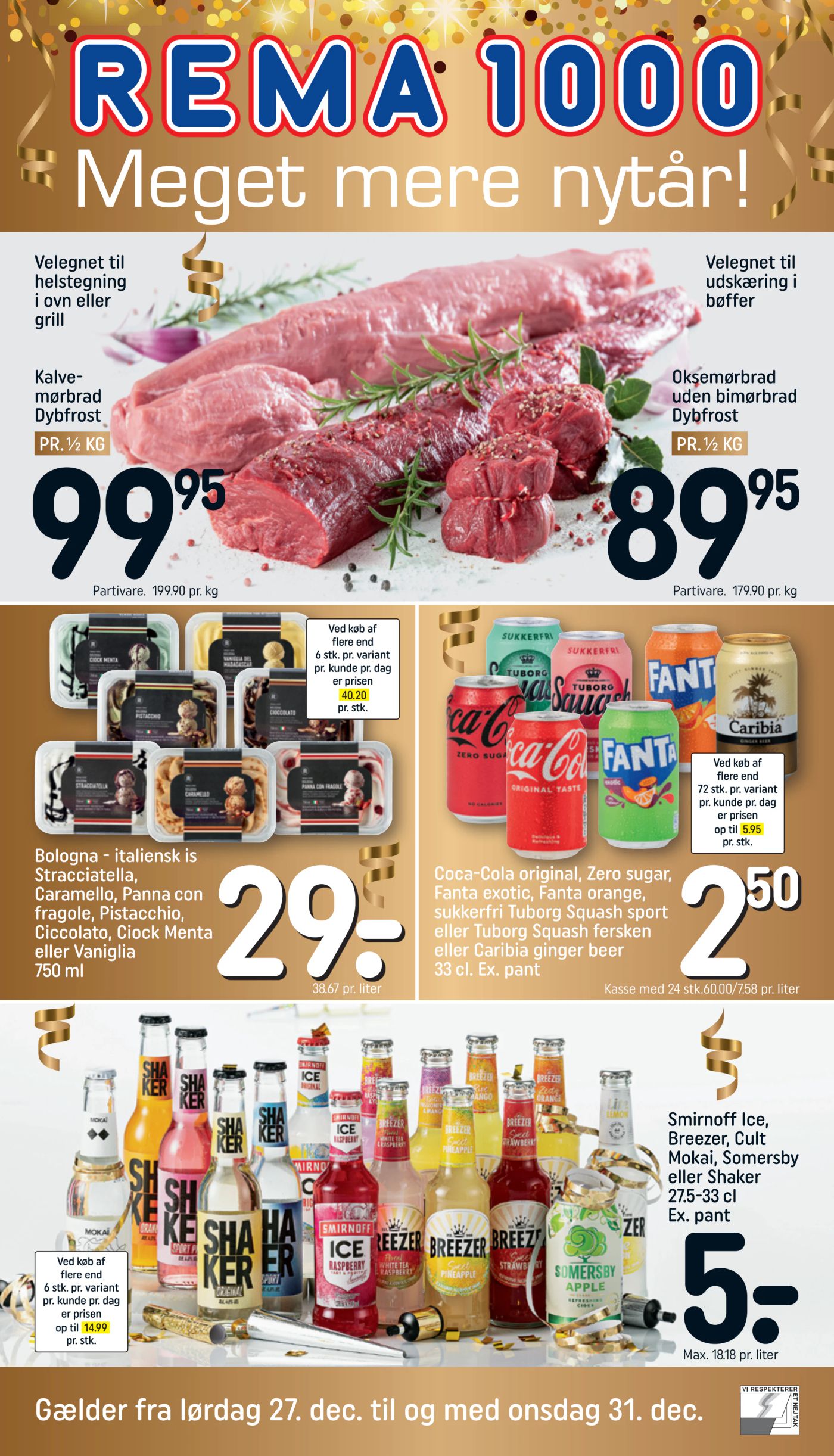 rema-1000 - Rema 1000 tilbudsavis gyldig fra 27.12. til 31.12.
