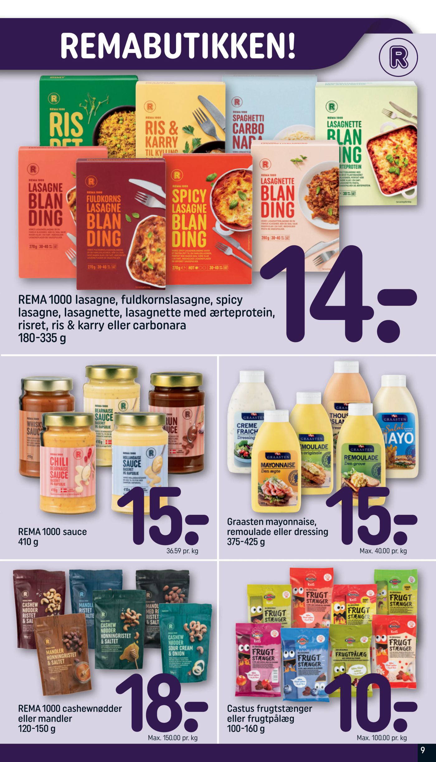 rema-1000 - Rema 1000 tilbudsavis gyldig fra 15.02.2026 til 21.02.2026 - page: 9