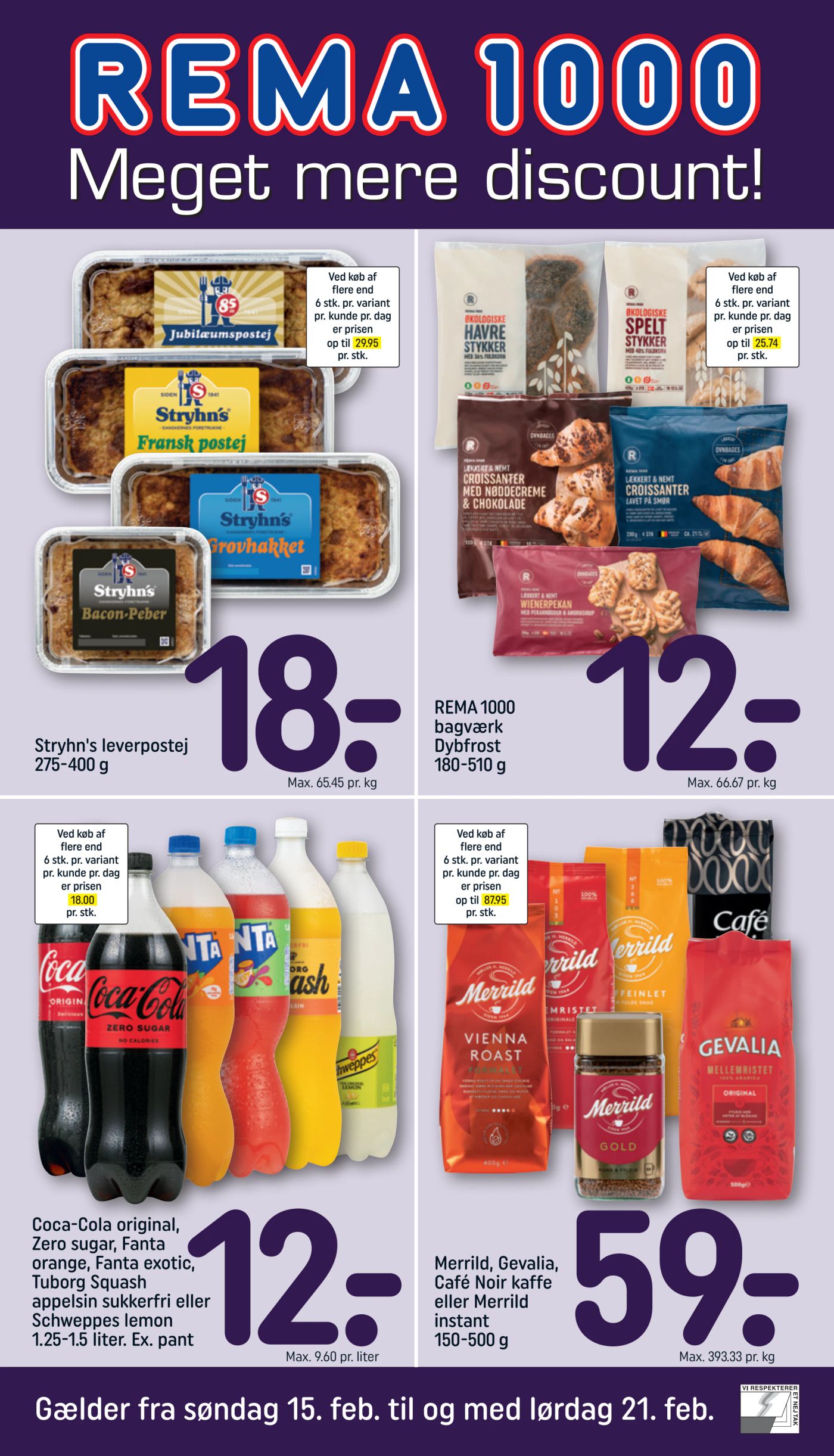 rema-1000 - Rema 1000 tilbudsavis gyldig fra 15.02.2026 til 21.02.2026