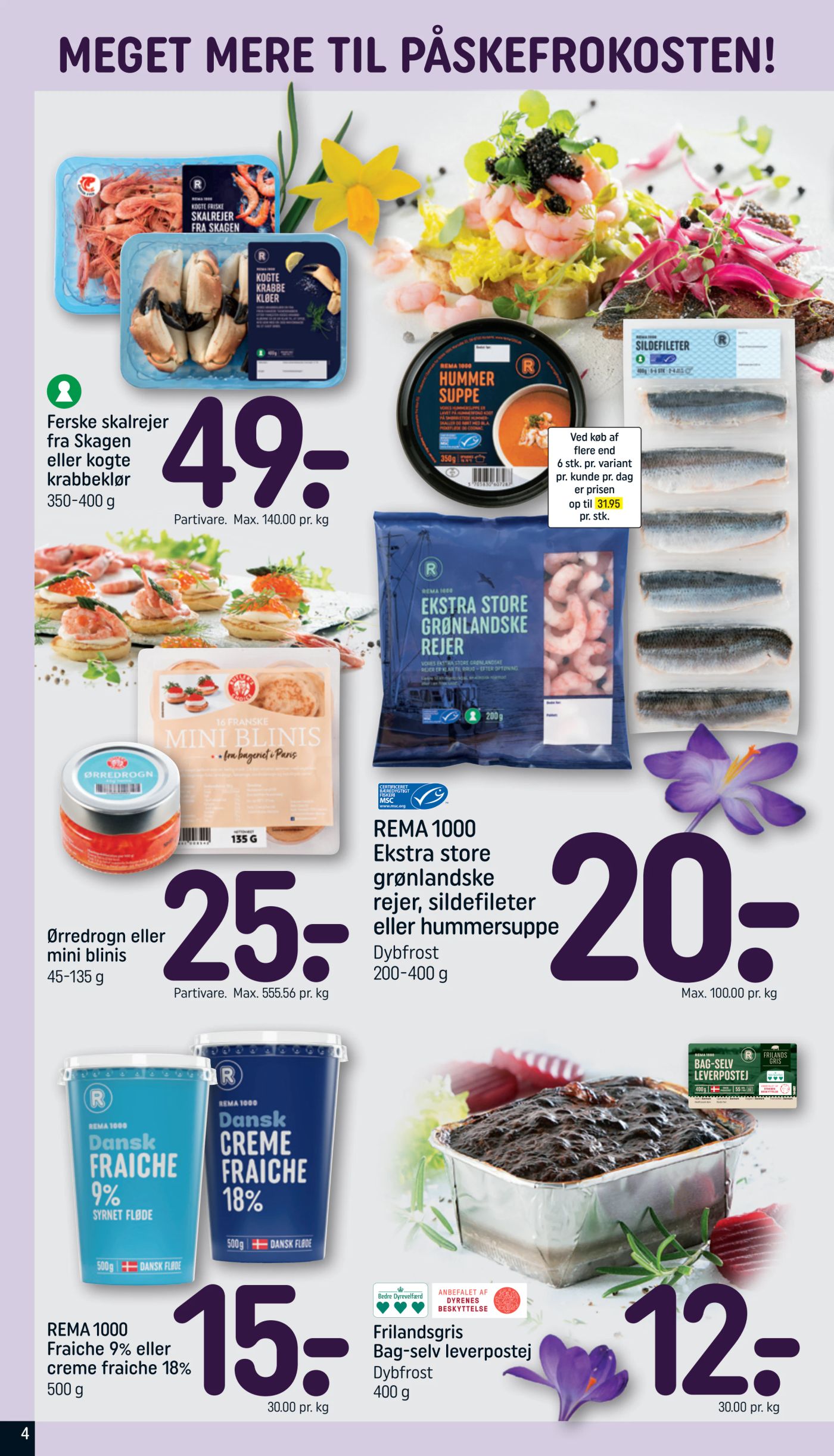 rema-1000 - Rema 1000 tilbudsavis gyldig fra 29.03.2026 til 04.04.2026 - page: 4