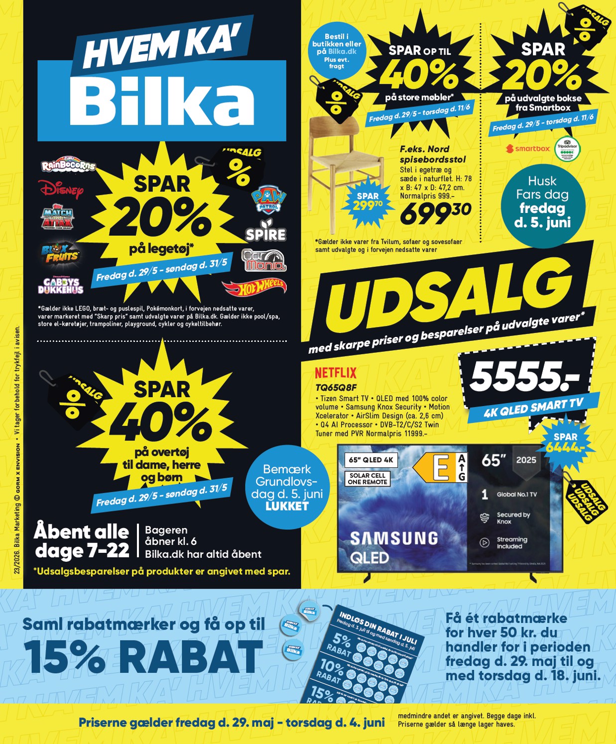bilka - Bilka - Nonfood tilbudsavis for næste uge fra fredag, 29.05.2026 til torsdag, 04.06.2026