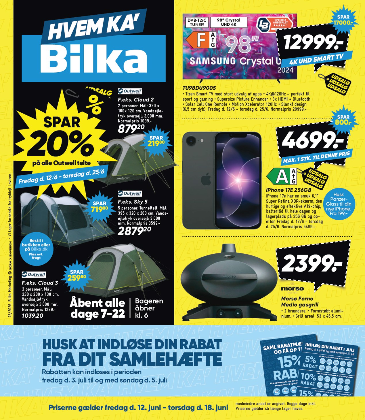 bilka - Bilka - Nonfood tilbudsavis for næste uge fra fredag, 12.06.2026 til torsdag, 18.06.2026 - page: 1