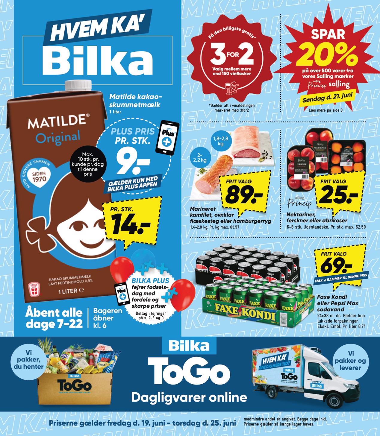 bilka - Bilka tilbudsavis for næste uge fra fredag, 19.06.2026 til torsdag, 25.06.2026