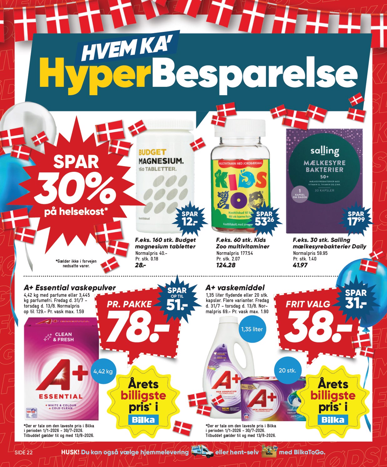 bilka - Bilka tilbudsavis for næste uge fra fredag, 31.07.2026 til torsdag, 06.08.2026 - page: 22