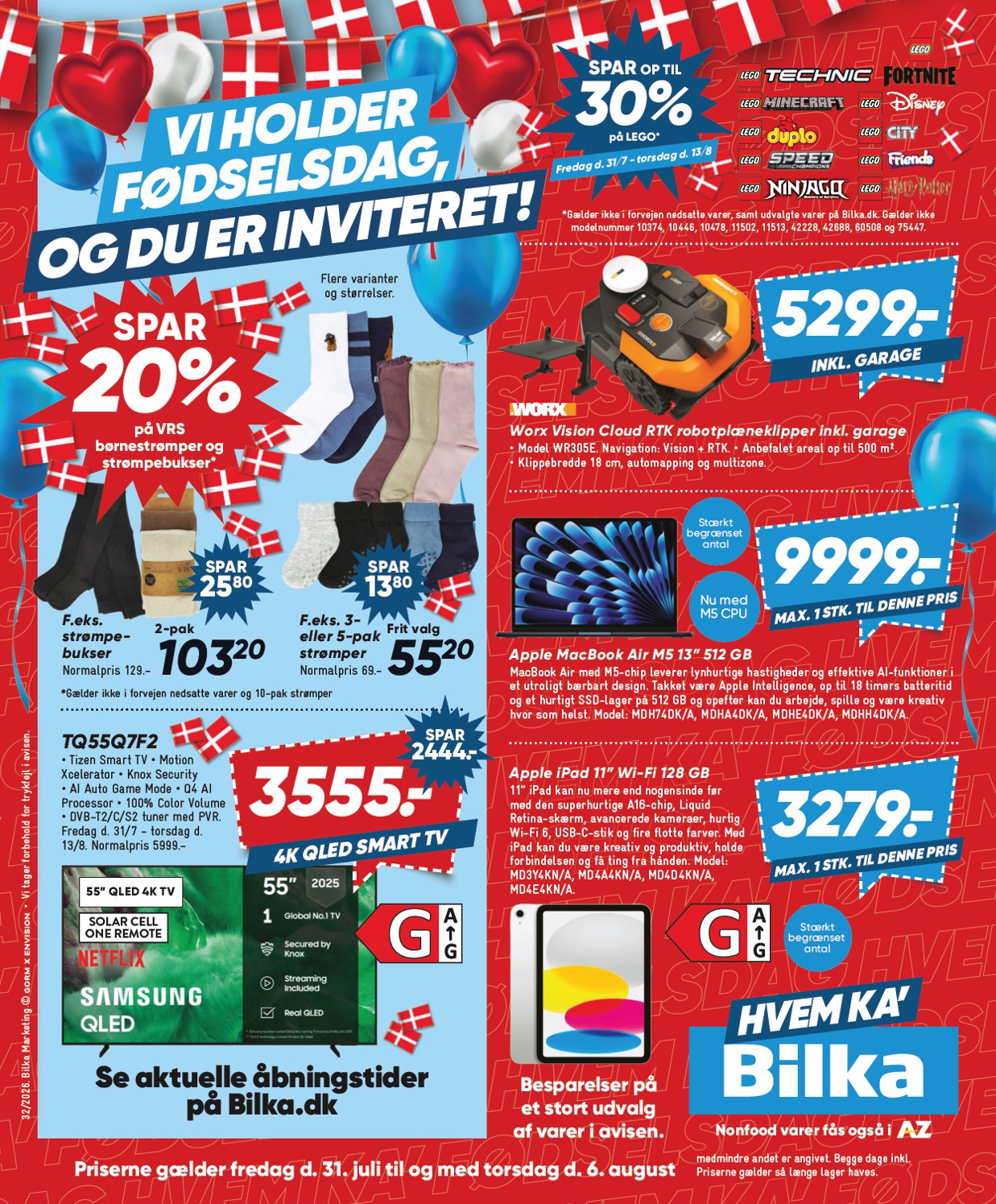 bilka - Bilka - Nonfood tilbudsavis for næste uge fra fredag, 31.07.2026 til torsdag, 06.08.2026