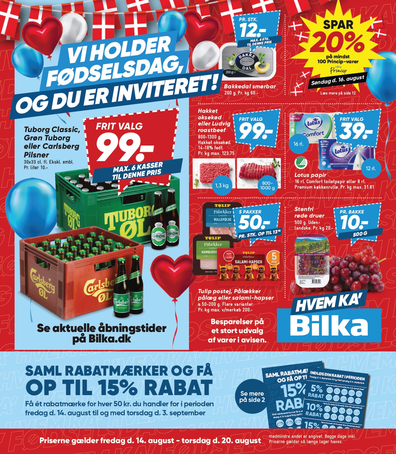bilka - Bilka tilbudsavis for næste uge fra fredag, 14.08.2026 til torsdag, 20.08.2026