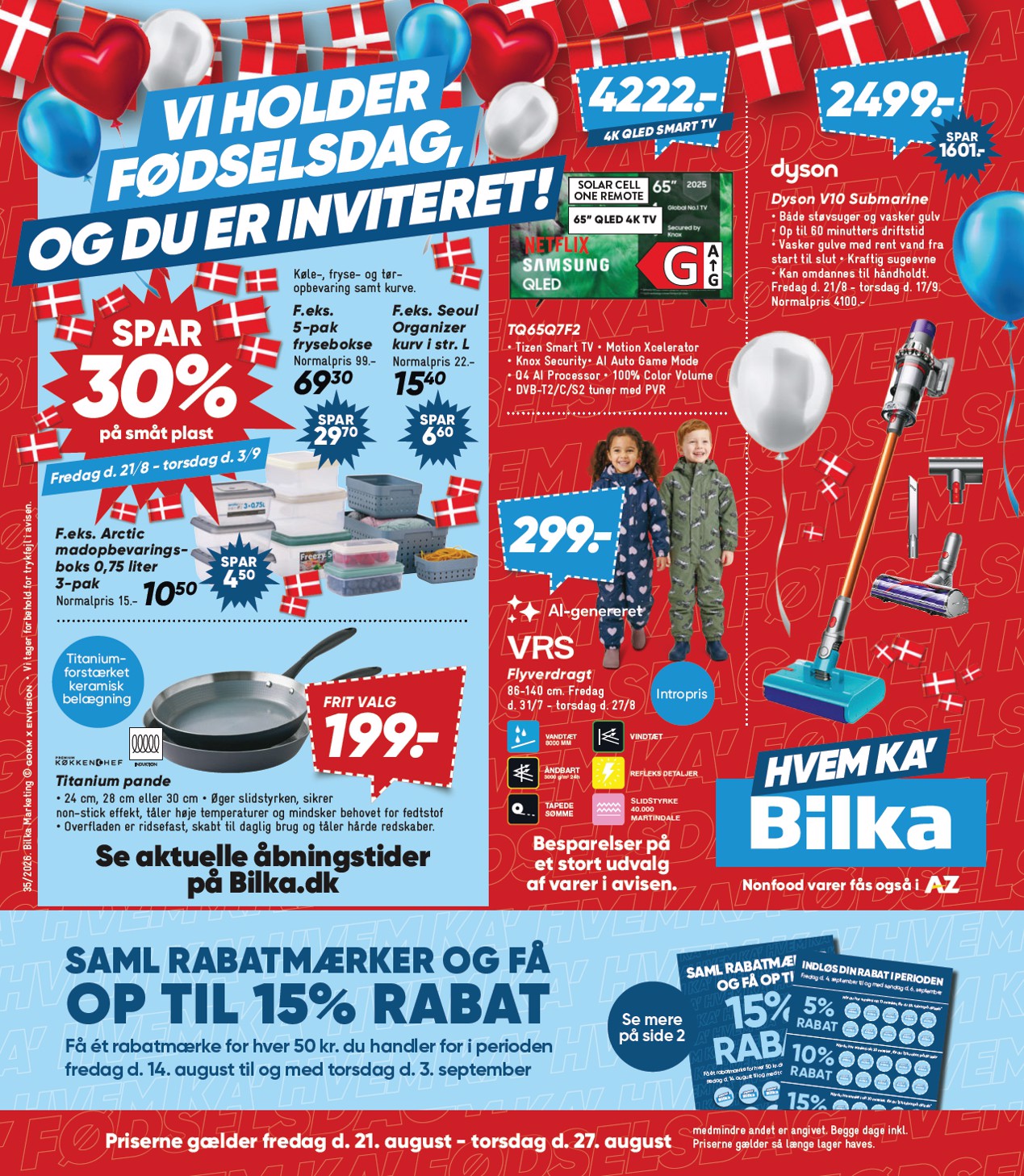 bilka - Bilka - Nonfood tilbudsavis for næste uge fra fredag, 21.08.2026 til torsdag, 27.08.2026