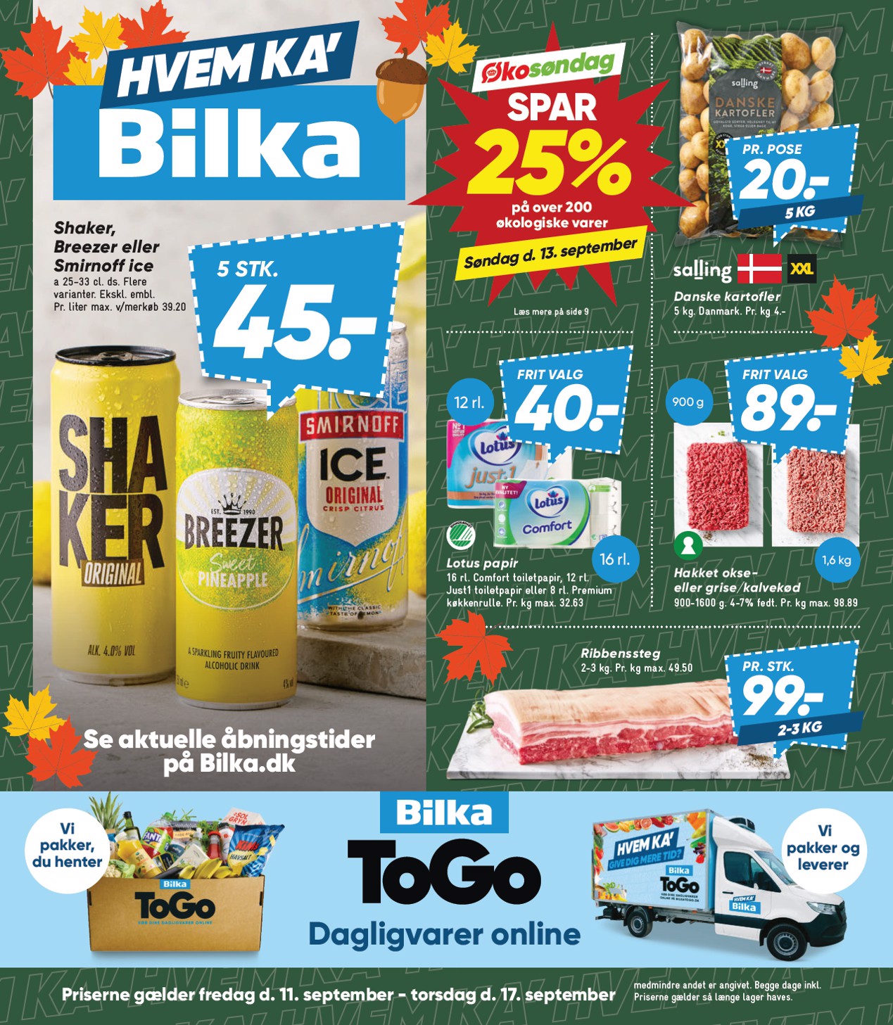 bilka - Bilka tilbudsavis for næste uge fra fredag, 11.09.2026 til torsdag, 17.09.2026