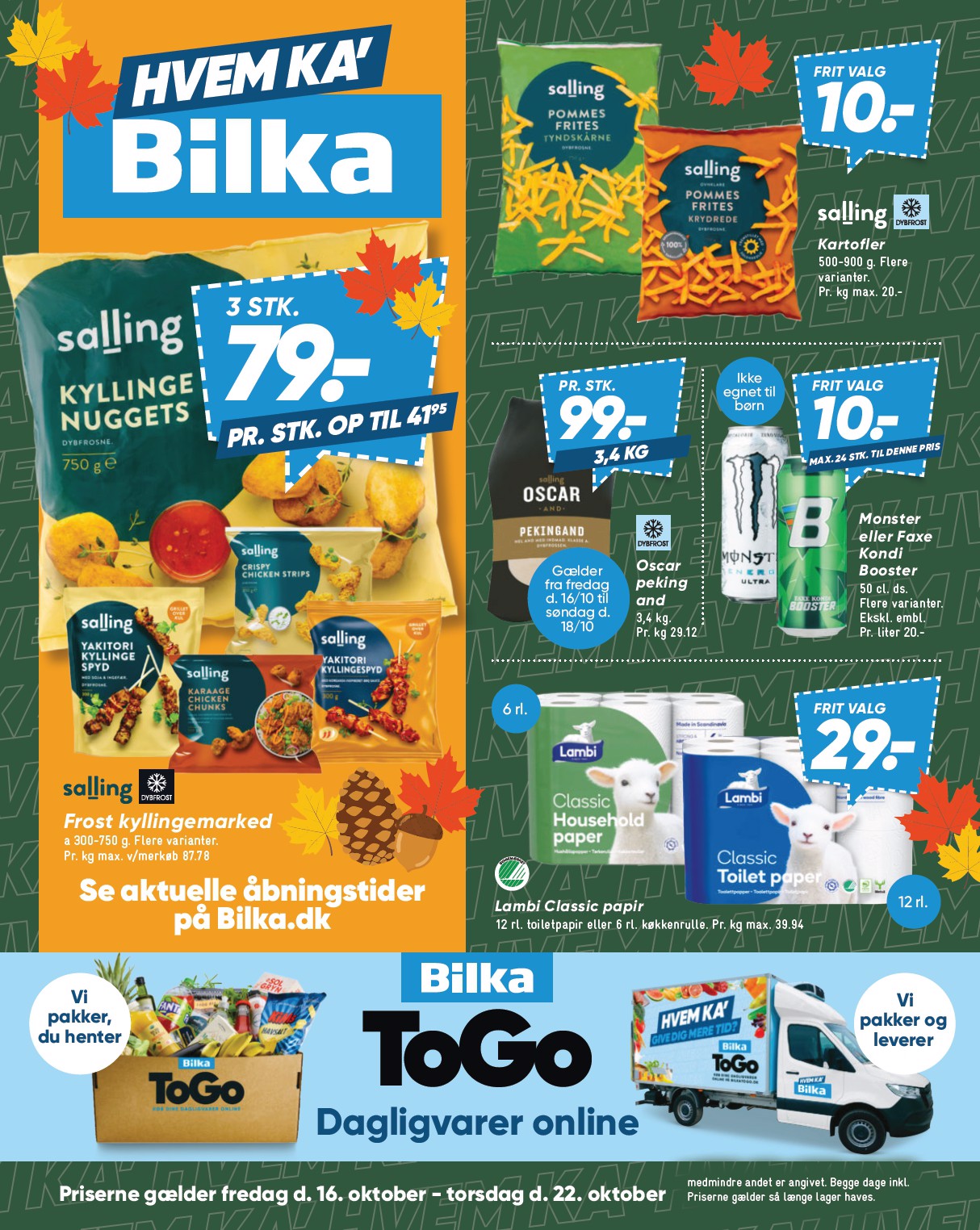 bilka - Bilka tilbudsavis for næste uge fra fredag, 16.10.2026 til torsdag, 22.10.2026