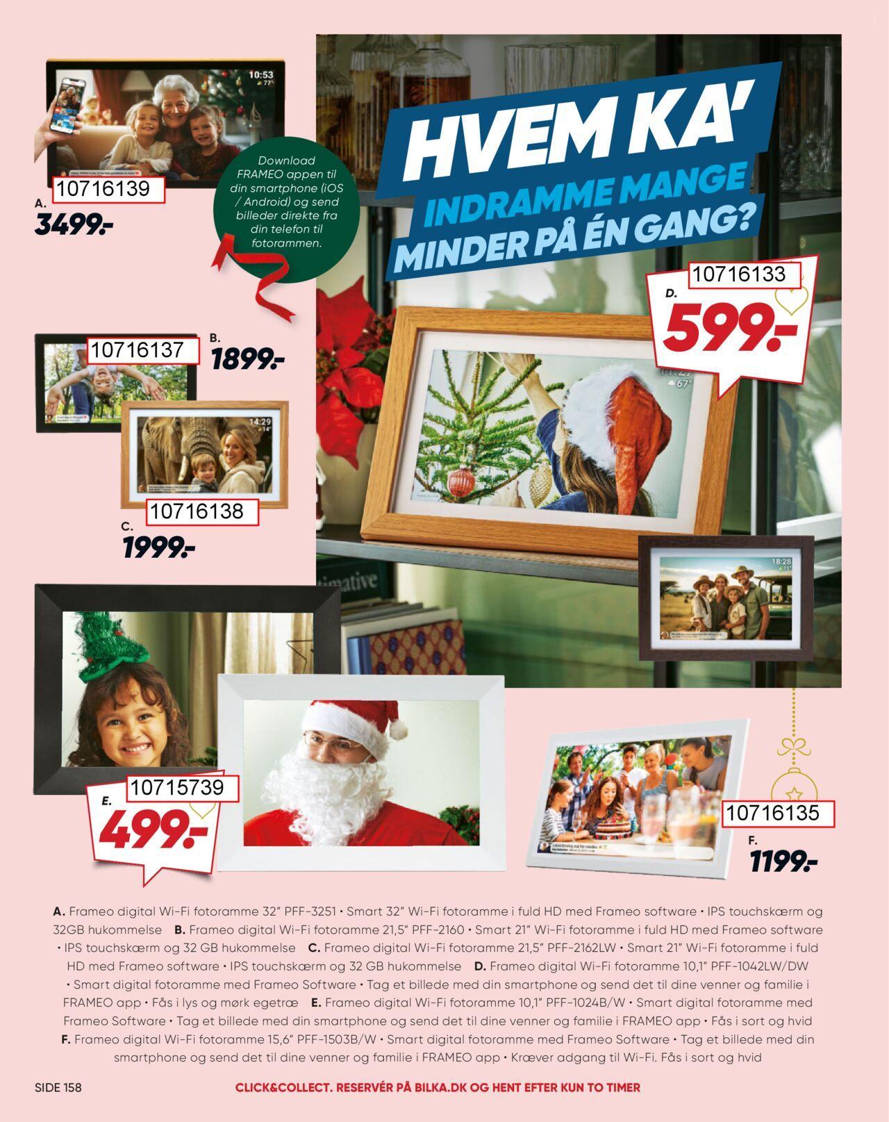 bilka - Bilka - Julekataloget 01/11/2024 - 23/12/2024 - page: 158