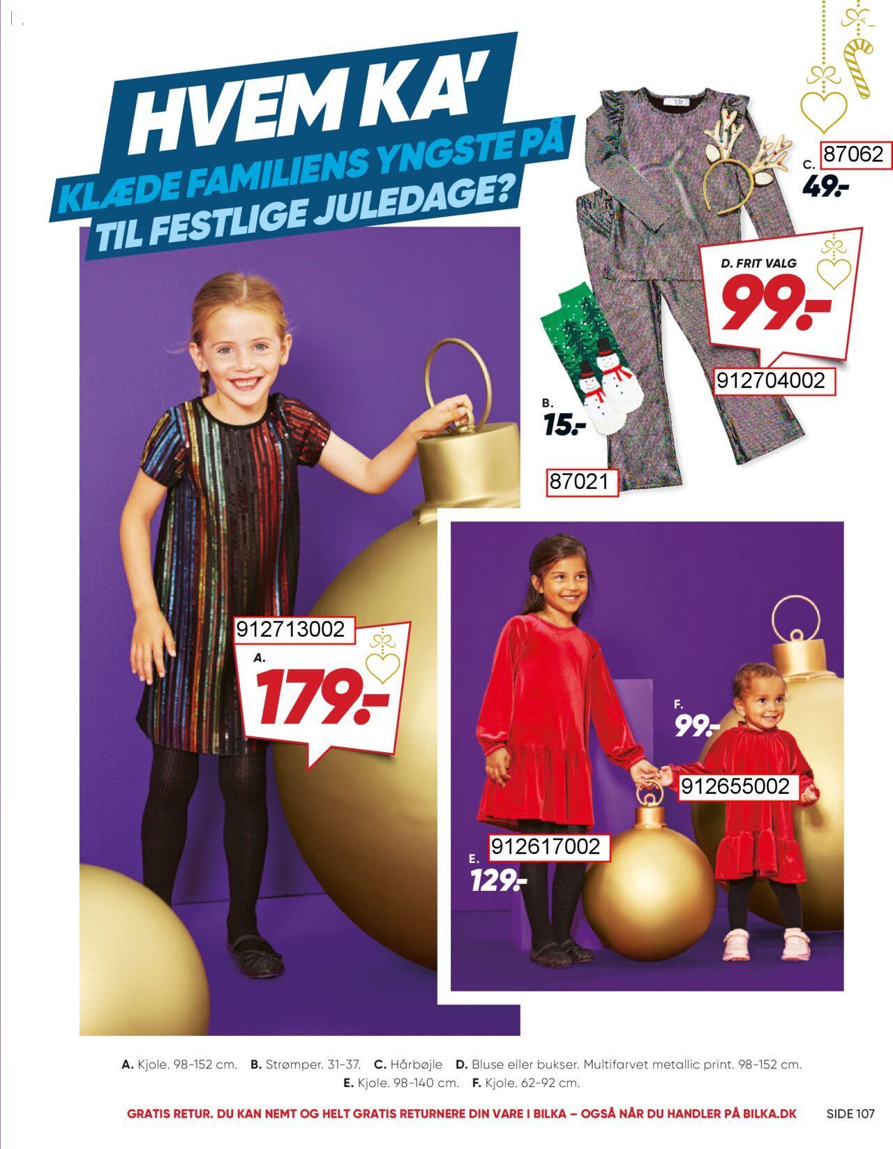 bilka - Bilka - Julekataloget 01/11/2024 - 23/12/2024 - page: 107