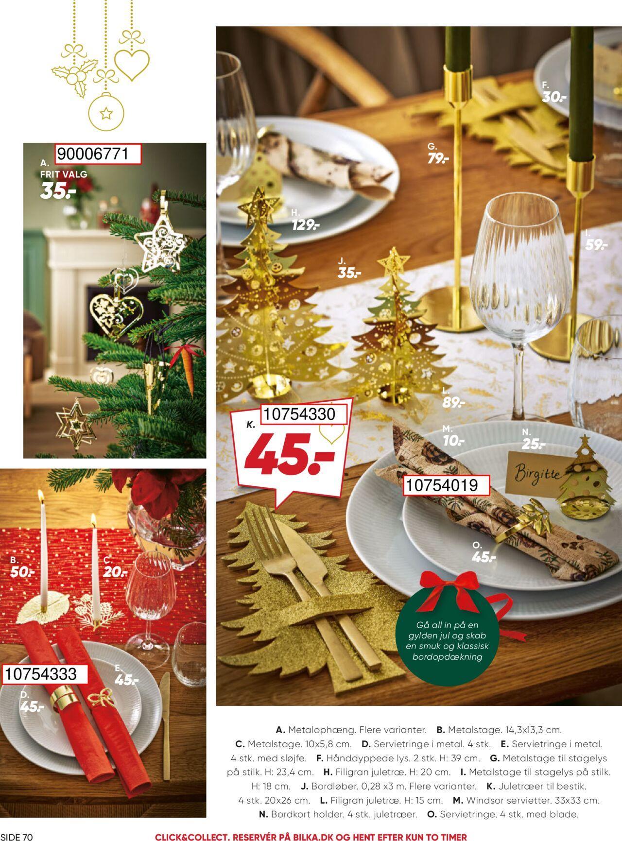 bilka - Bilka - Julekataloget 01/11/2024 - 23/12/2024 - page: 70