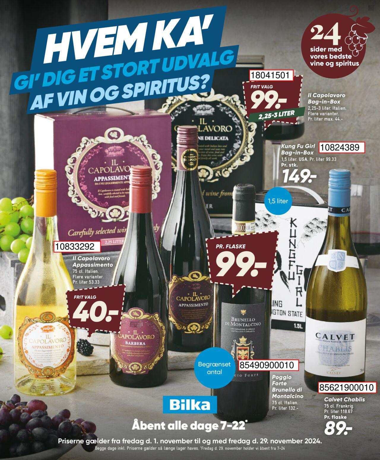 bilka - Bilka - Vin 01/11/2024 - 29/11/2024