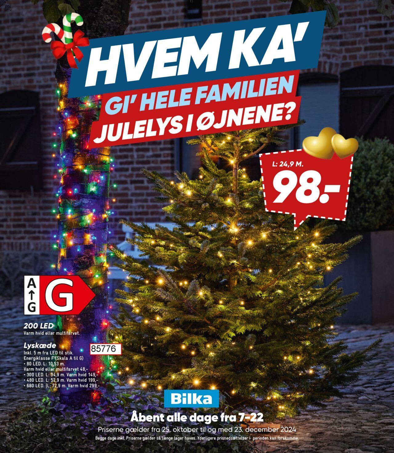 bilka - Bilka - Julebelysning 25/10/2024 - 23/12/2024