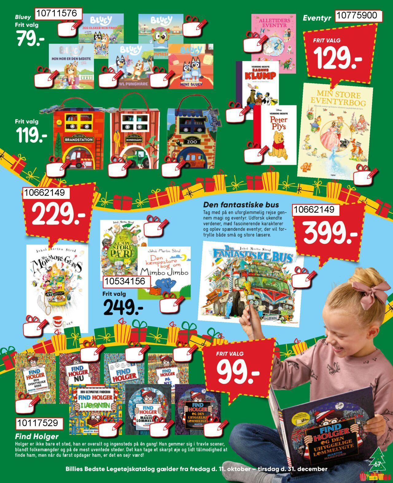 bilka - Bilka - Billies Bedste Legetøjskatalog 11/10/2024 - 31/12/2024 - page: 67