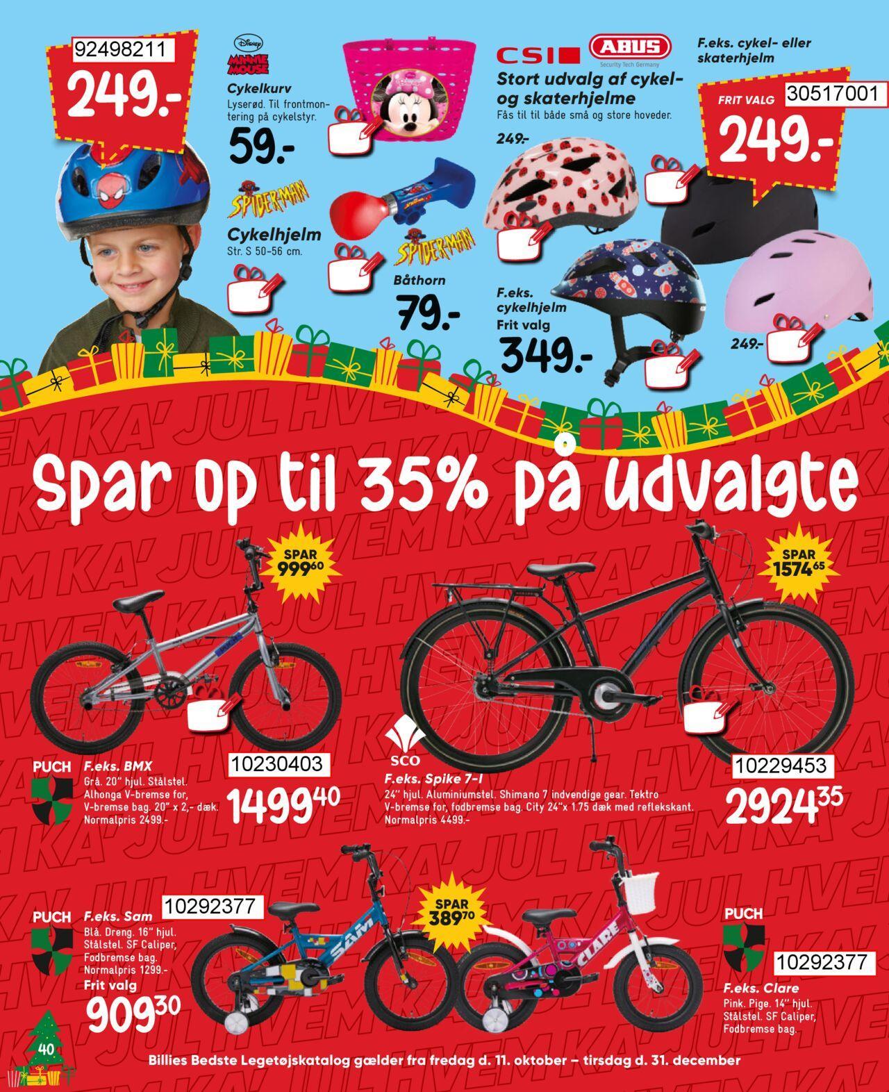 bilka - Bilka - Billies Bedste Legetøjskatalog 11/10/2024 - 31/12/2024 - page: 40