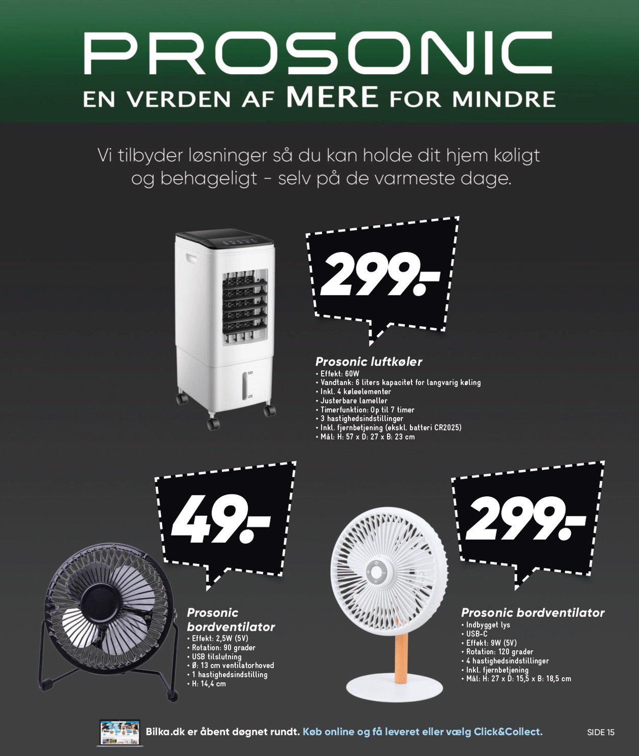 bilka - Bilka - Prosonic tilbudsavis gyldig fra 13.12. - 01.05. - page: 15