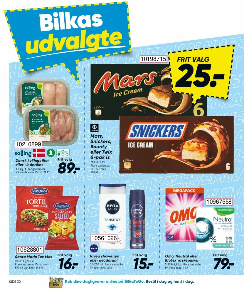 bilka - Bilka tilbudsavis gyldig fra 01.08. til 07.08. - page: 30 bilka - Bilka tilbudsavis gyldig fra 01.08. til 07.08. - page: 30