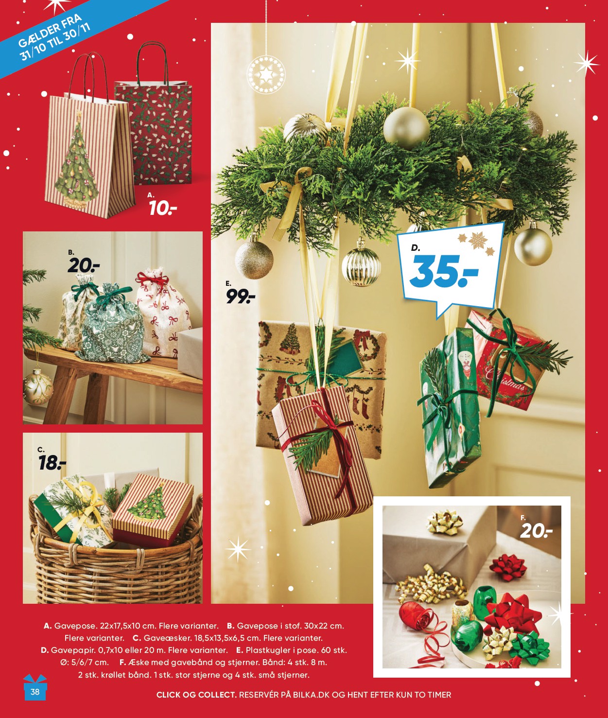 bilka - Bilka - Julen tilbudsavis gyldig fra 31.10. til 30.11. - page: 38