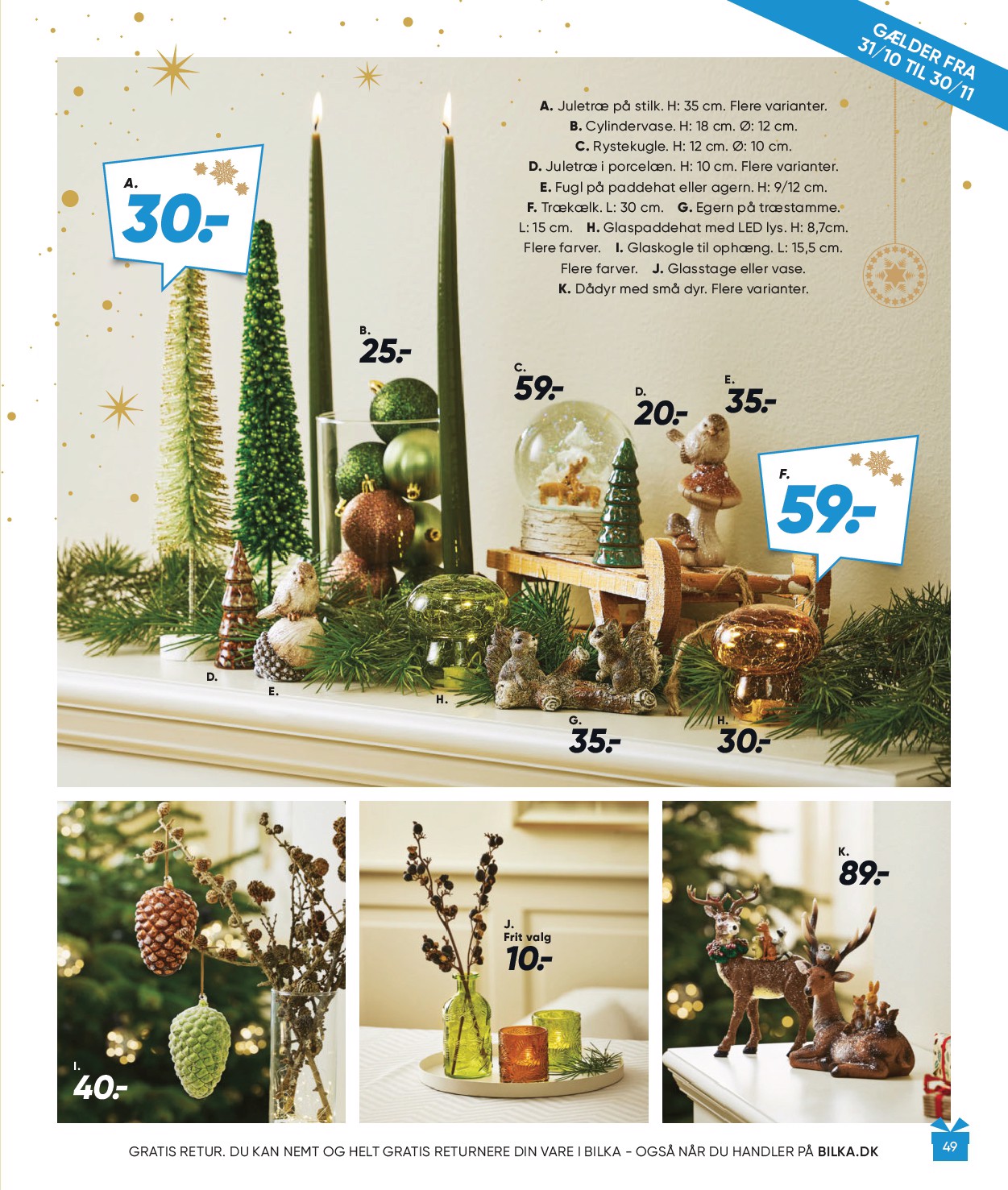 bilka - Bilka - Julen tilbudsavis gyldig fra 31.10. til 30.11. - page: 49