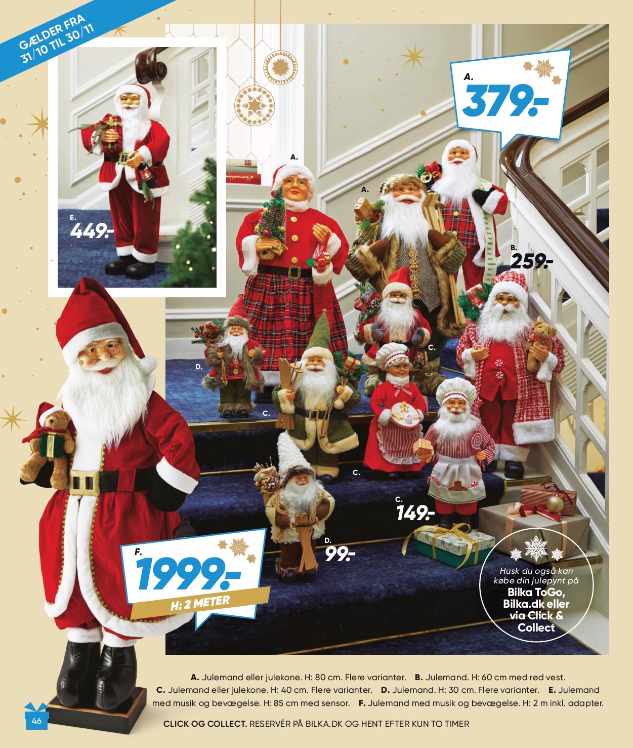 bilka - Bilka - Julen tilbudsavis gyldig fra 31.10. til 30.11. - page: 46