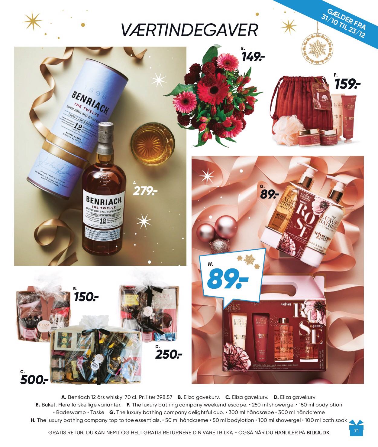 bilka - Bilka - Julen tilbudsavis gyldig fra 31.10. til 30.11. - page: 71