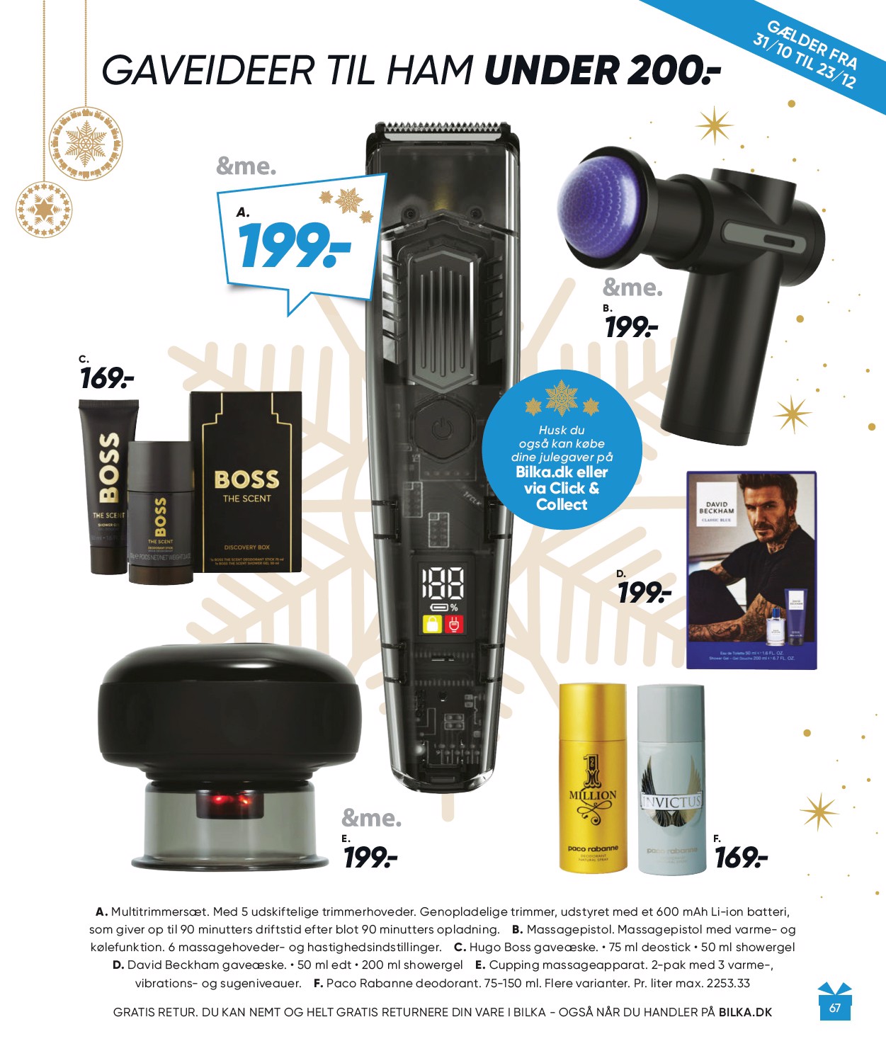 bilka - Bilka - Julen tilbudsavis gyldig fra 31.10. til 30.11. - page: 67