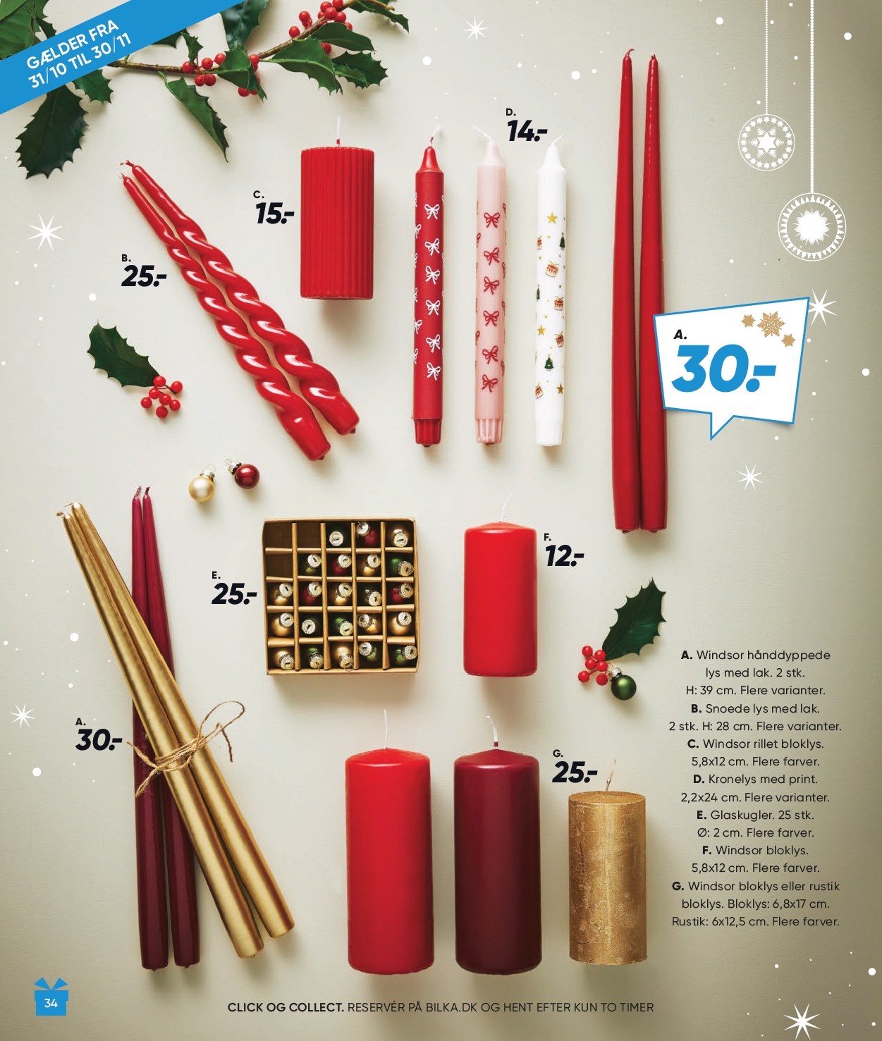 bilka - Bilka - Julen tilbudsavis gyldig fra 31.10. til 30.11. - page: 34
