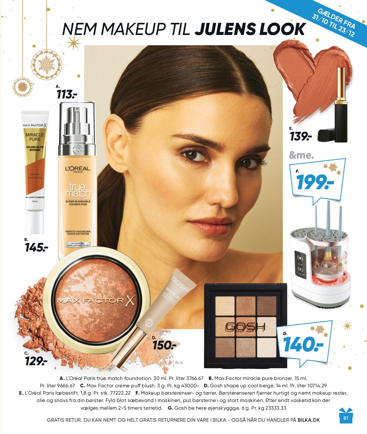 bilka - Bilka - Julen tilbudsavis gyldig fra 31.10. til 30.11. - page: 81