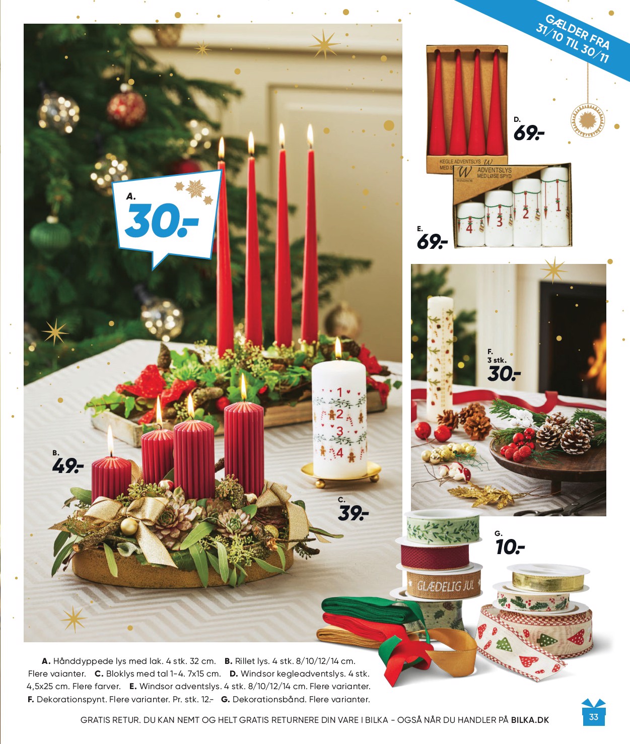 bilka - Bilka - Julen tilbudsavis gyldig fra 31.10. til 30.11. - page: 33