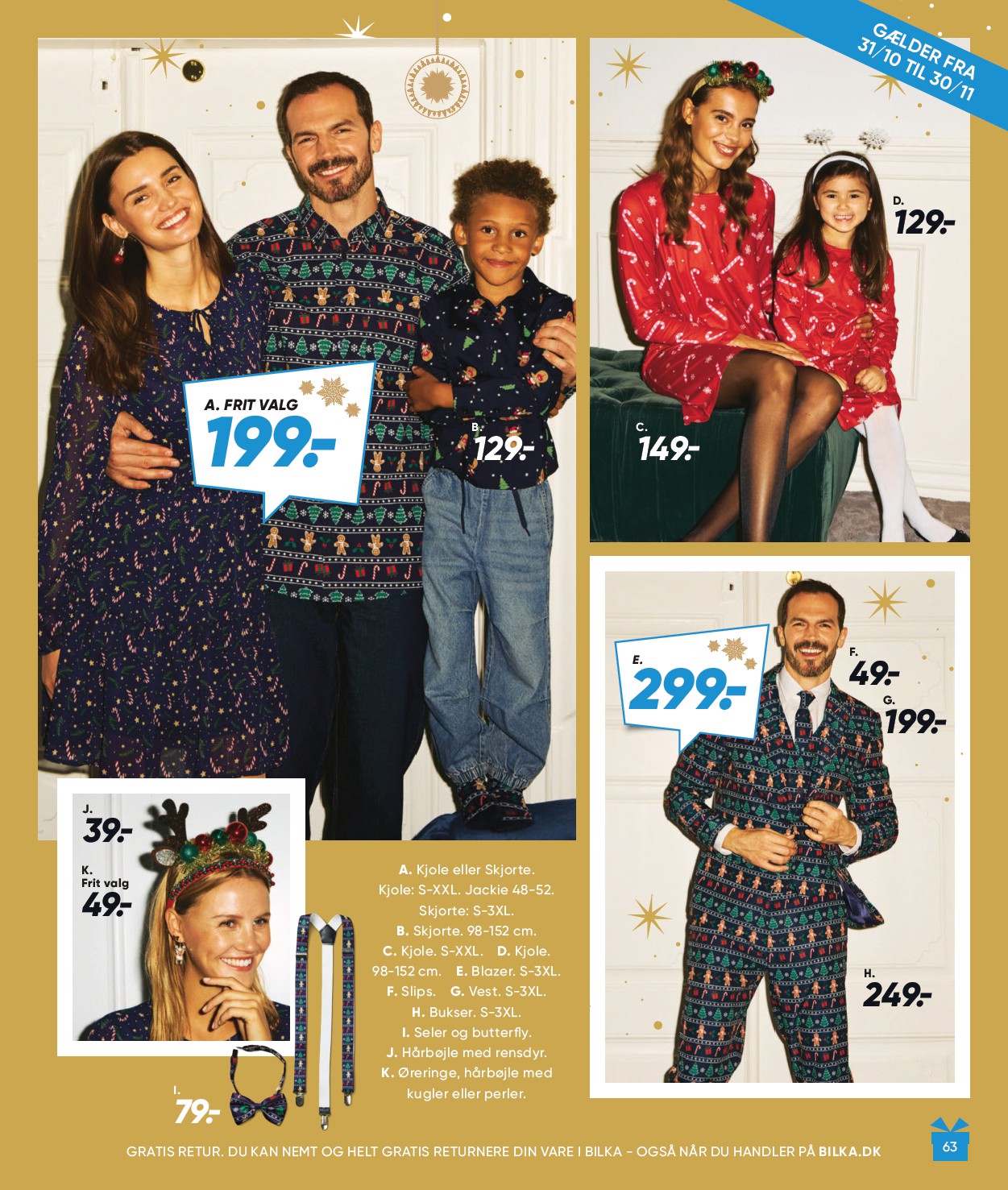 bilka - Bilka - Julen tilbudsavis gyldig fra 31.10. til 30.11. - page: 63