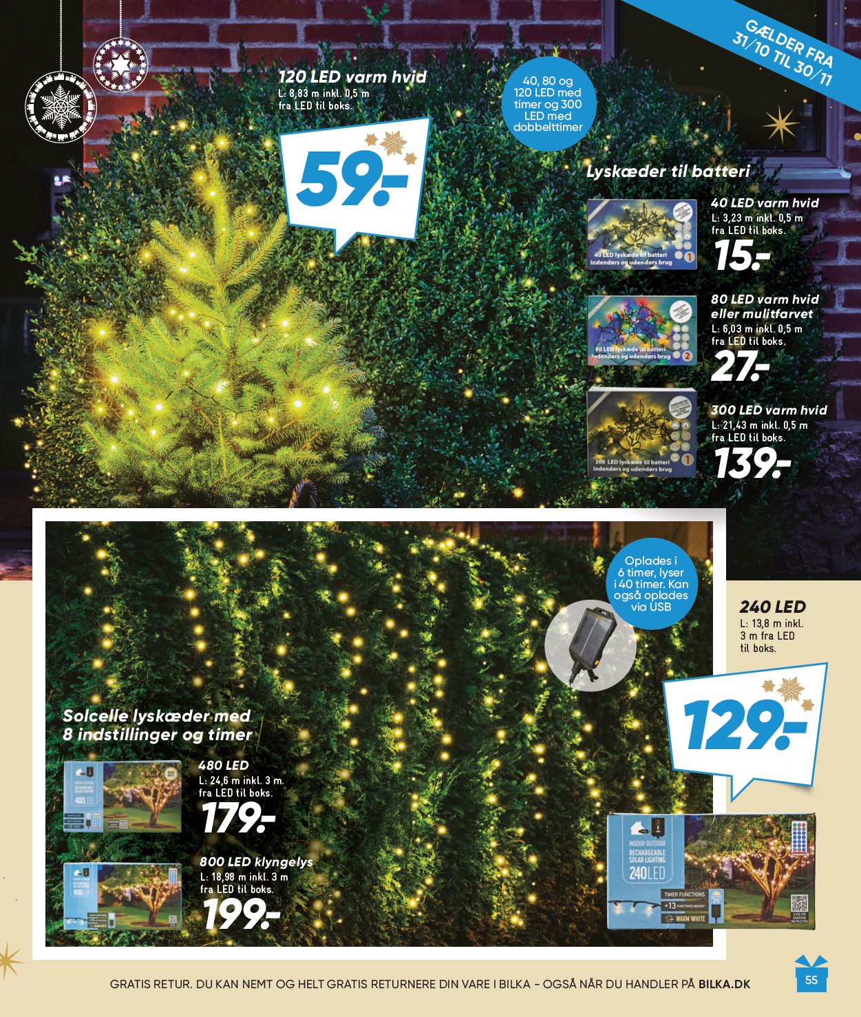 bilka - Bilka - Julen tilbudsavis gyldig fra 31.10. til 30.11. - page: 55